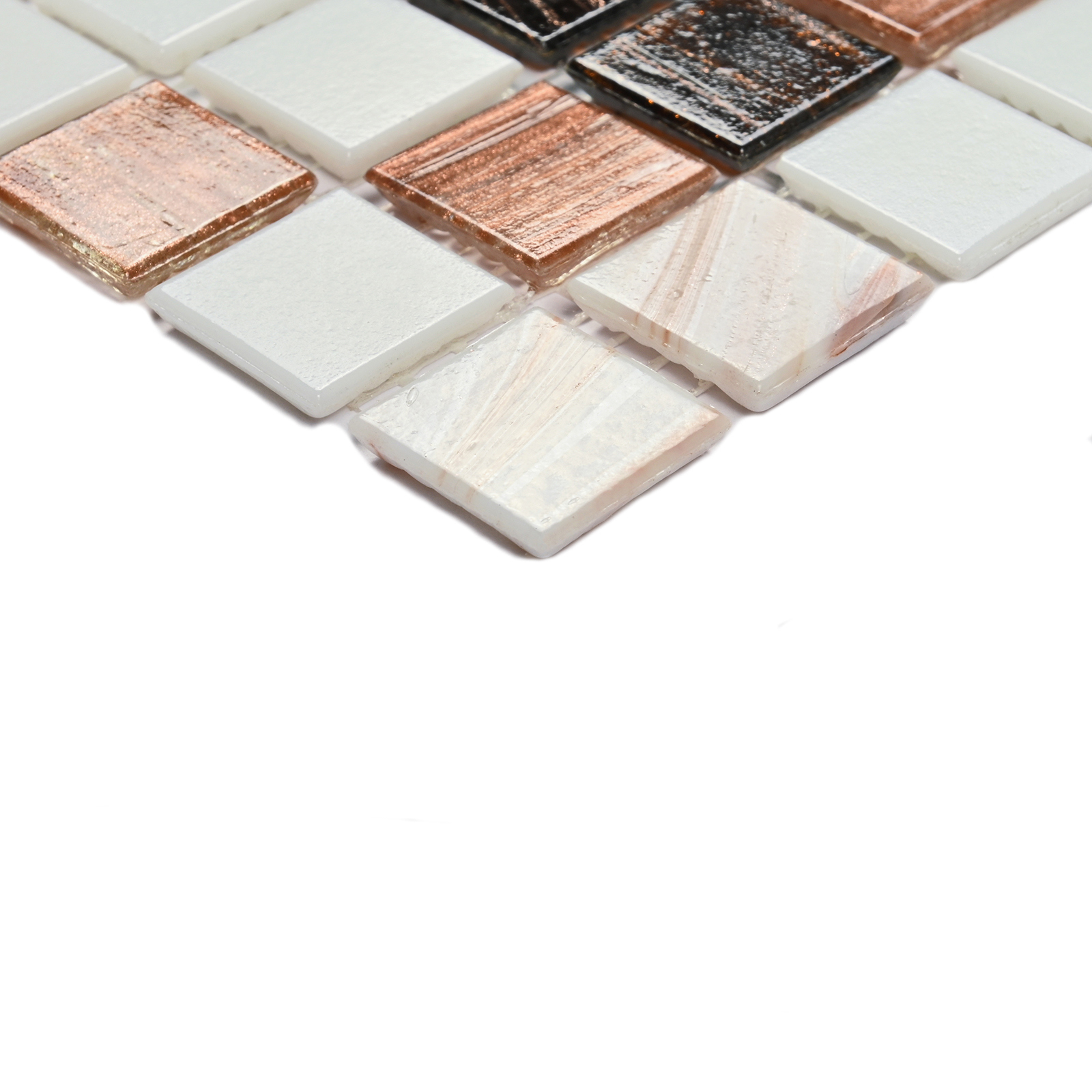 Изображение товара Блок декоративная мозаика Bonaparte Active 32.7x32.7 Разноцветная