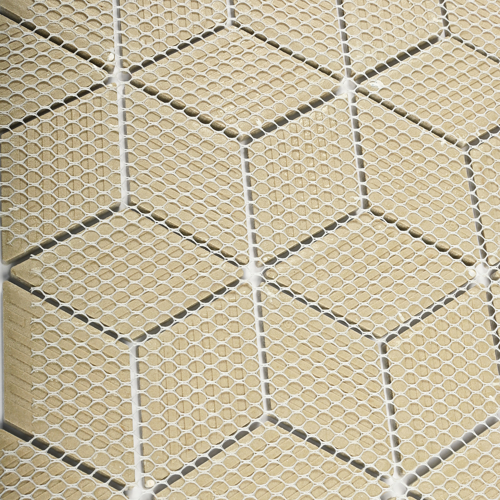 Изображение товара Bonaparte Medina White мозаика 26.45x30.6 керамогранит ромб белый