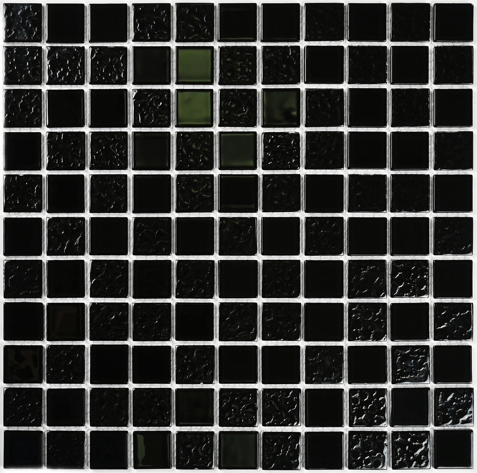 Изображение товара Декоративная мозаика Bonaparte Black Rose 30x30 см черная для бассейна и интерьера