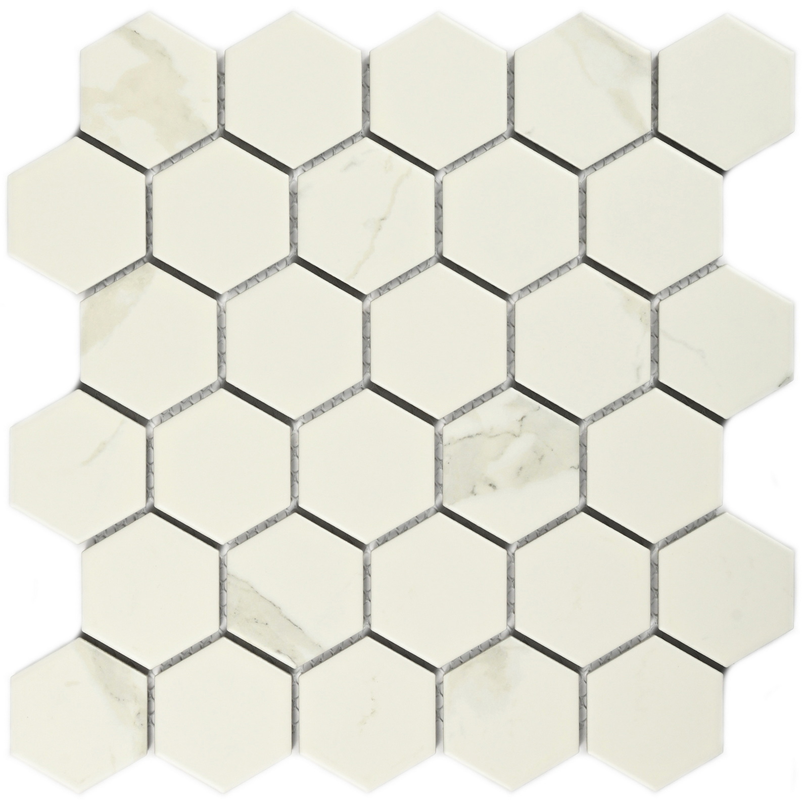 Изображение товара Декоративная мозаика Bonaparte Carrara Comb 27x28см керамогранит цвет разноцветный