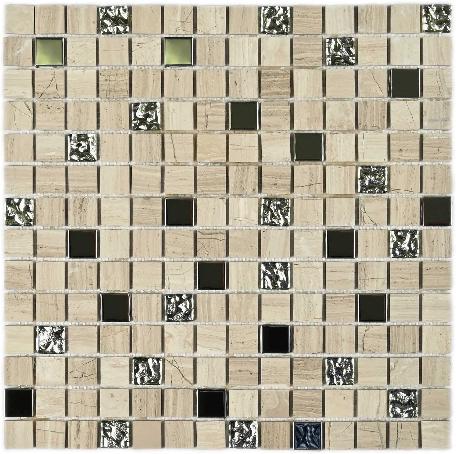 Изображение товара Декоративная мозаика Bonaparte Costa Rica 30x30 см серый камень