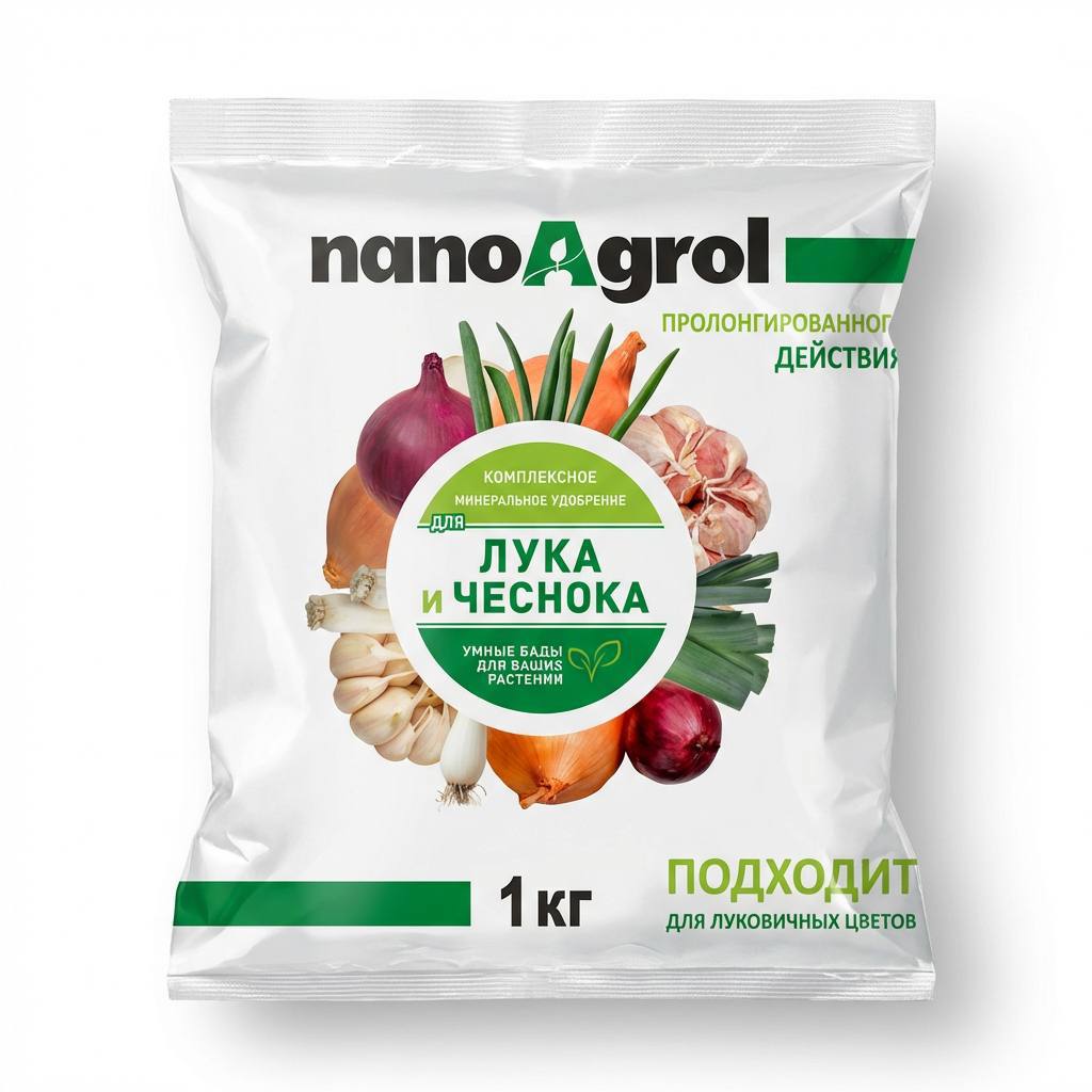 Изображение товара Удобрение Nano Agrol для лук и чеснока 1кг