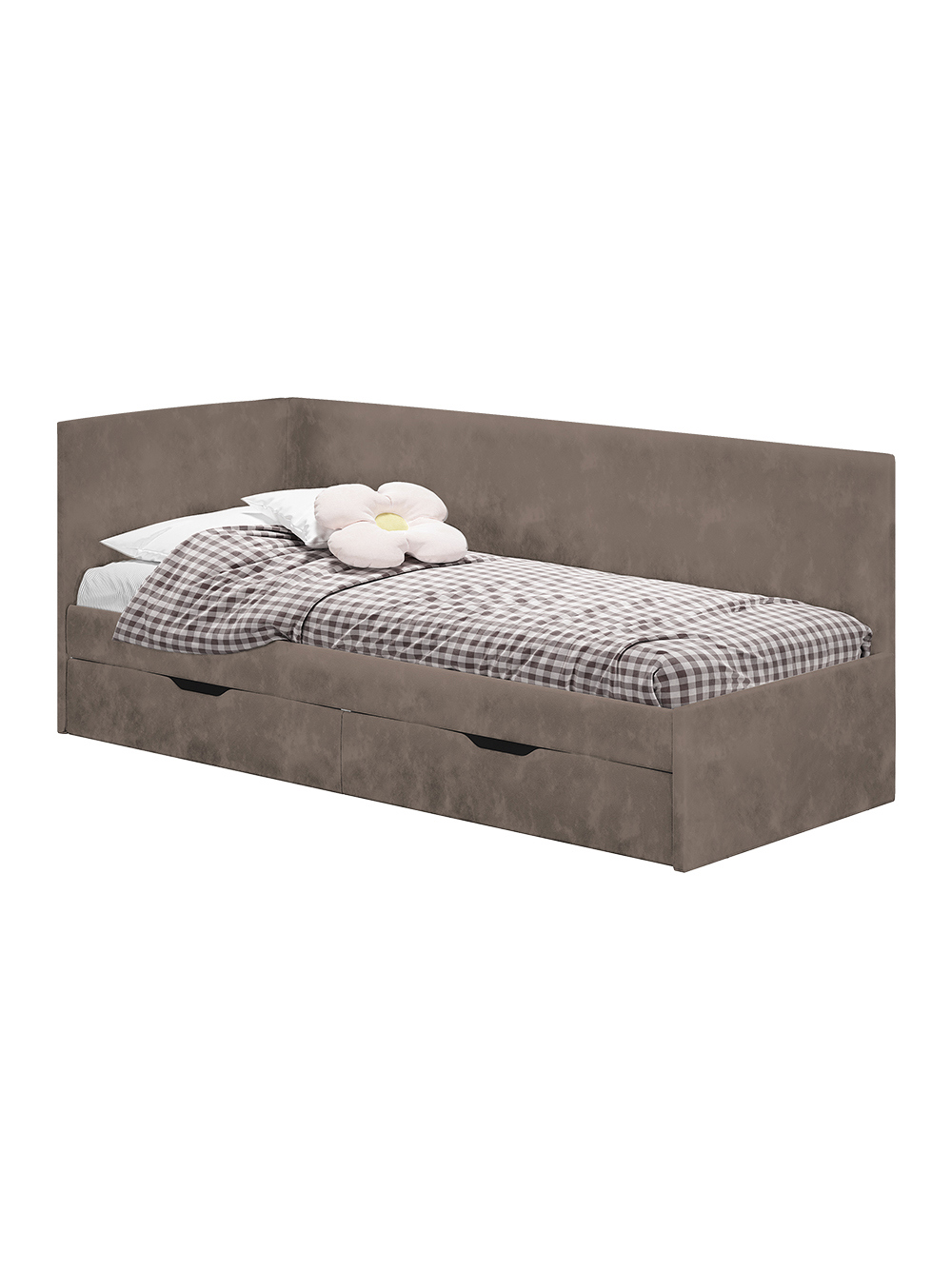 Изображение товара Кровать Bts Лео 80x200 см цвет маренго