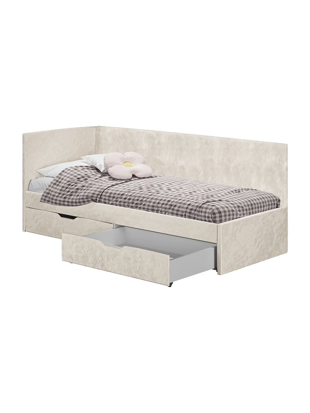 Изображение товара Кровать Bts Лео 80x200 см цвет мокко