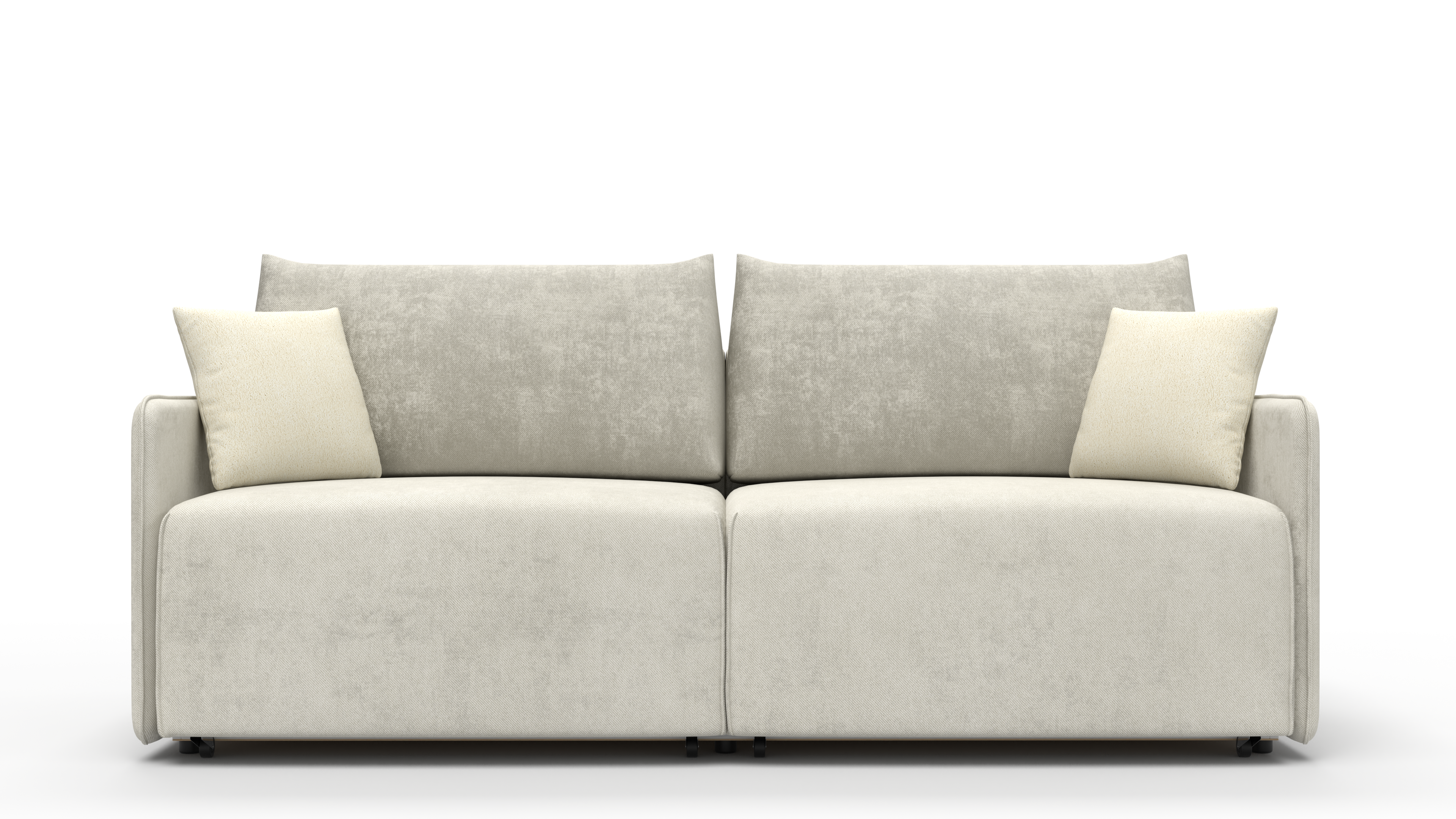 Изображение товара Диван раскладной Мафтин Сунгуль 214x90x105 см велюр цвет бежевый diagonal 114