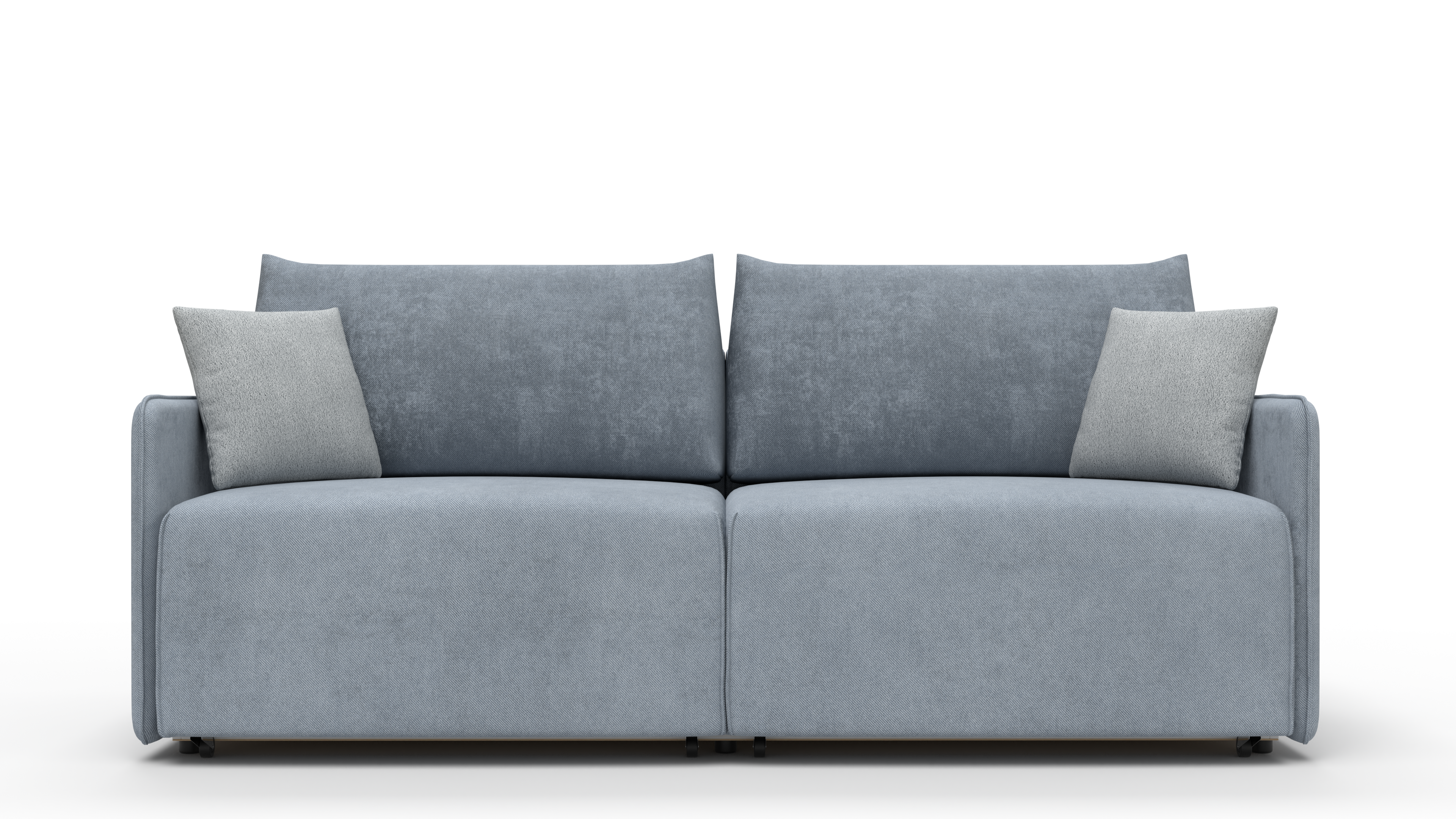 Изображение товара Диван раскладной Мафтин Сунгуль 214x105x83 см велюр цвет серый diagonal 995