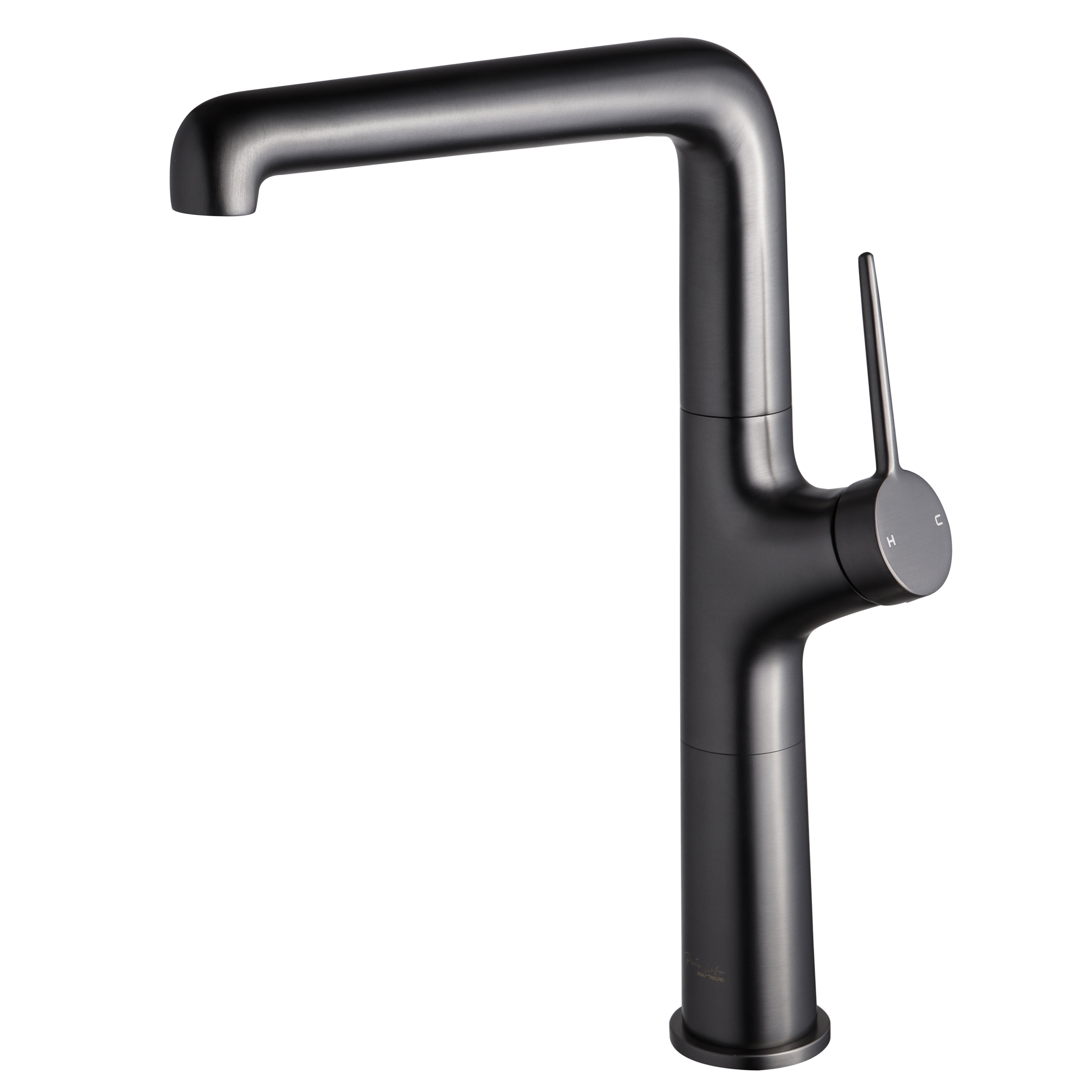 Изображение товара Смеситель для кухни Maxonor pure life PL4094-9 графит однорычажный поворотный излив 28.7 см