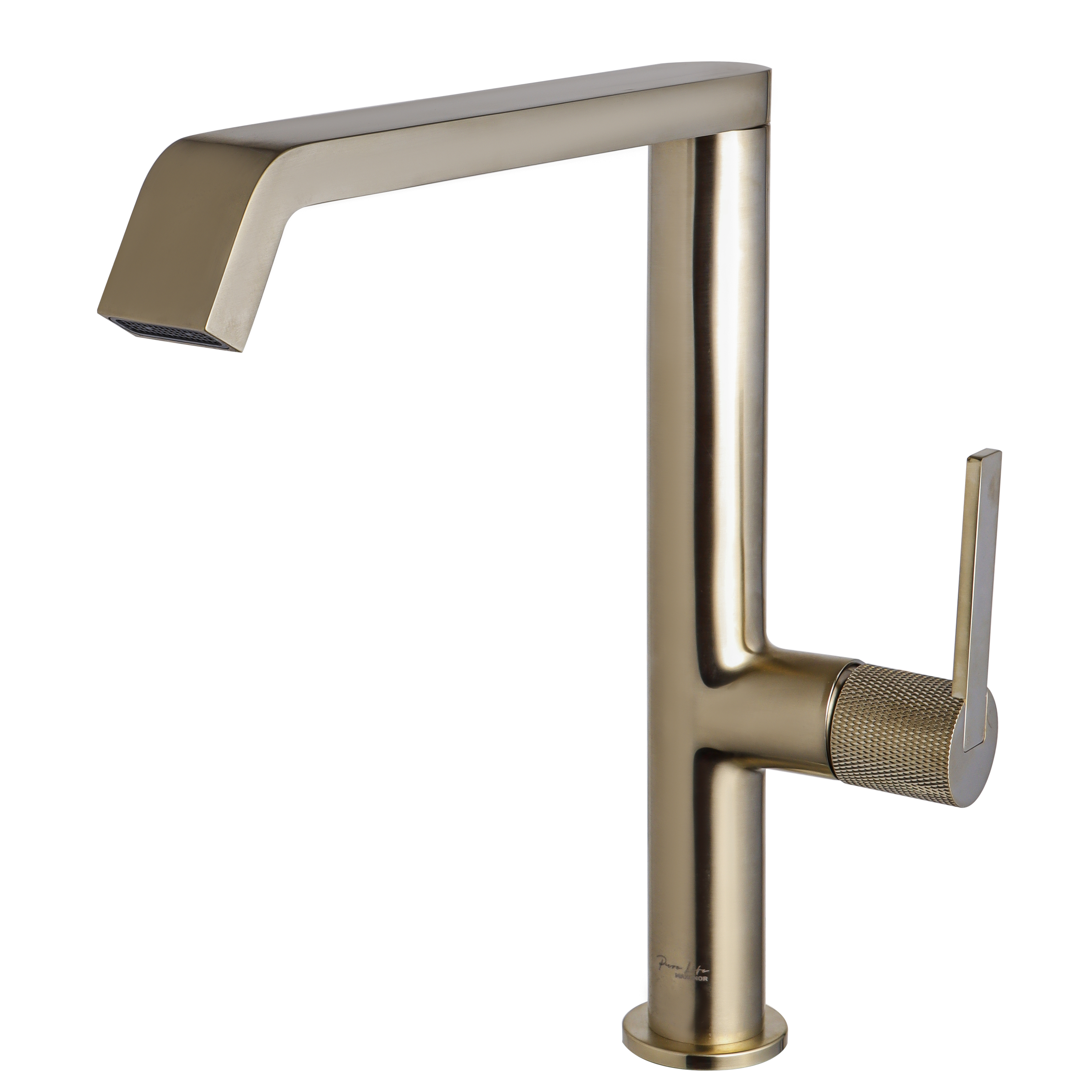 Изображение товара Смеситель кухонный Maxonor pure life PL4084-6 золото однорычажный 25.9 см