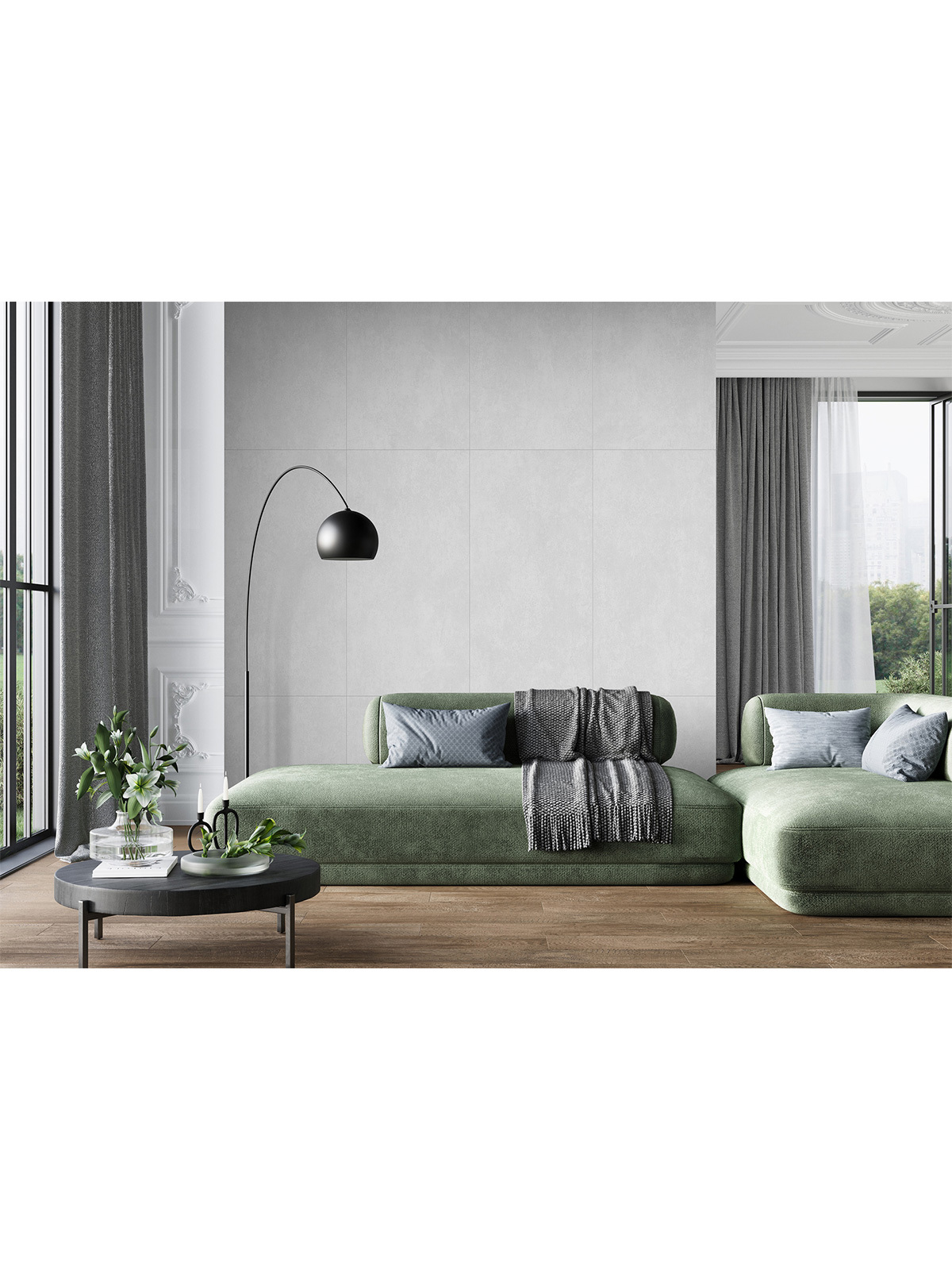 Изображение товара Керамогранит Alma Ceramica Бетон Про GFU60120BTP70R 60x120 см цвет серый