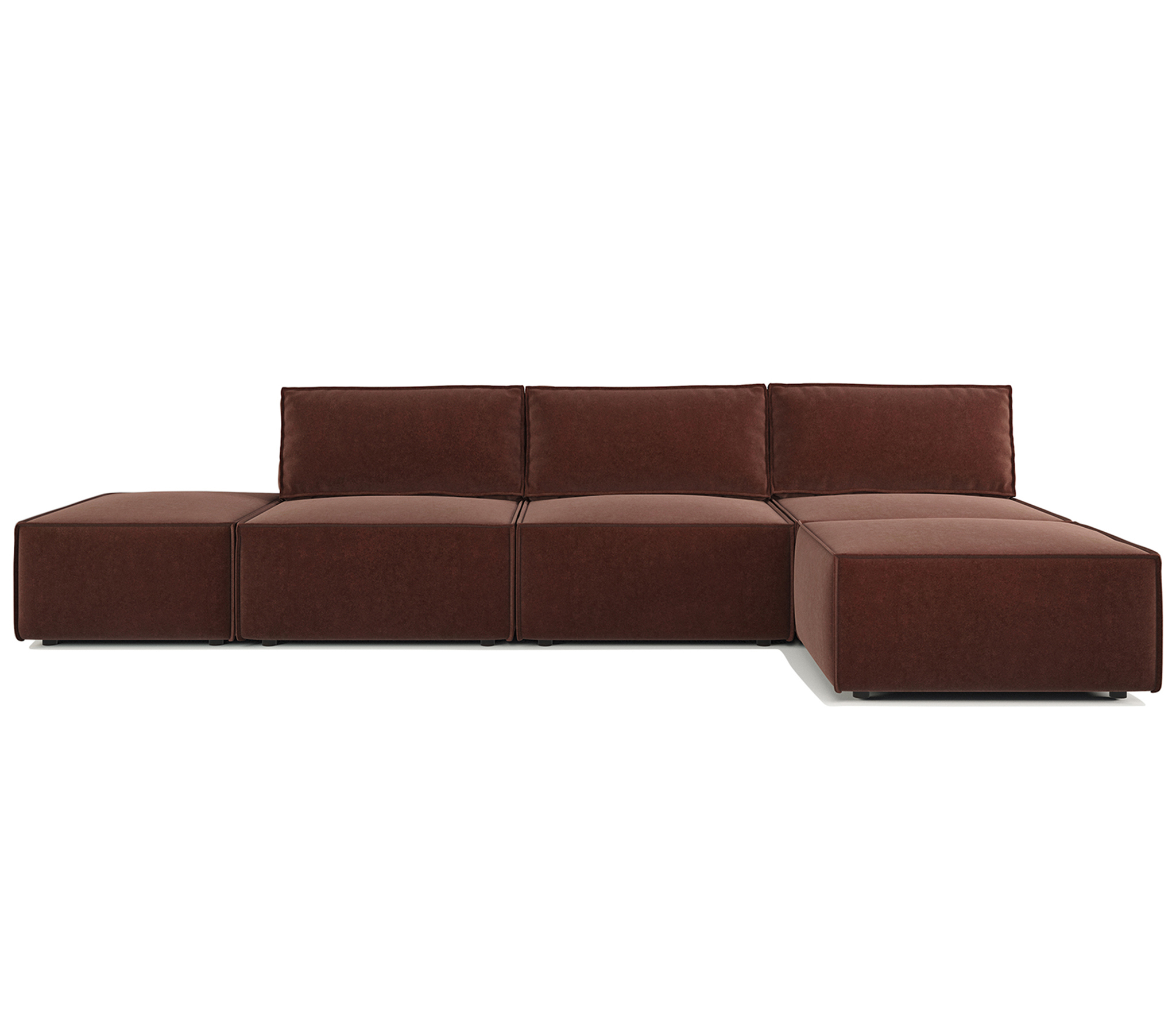 Изображение товара Диван модульный ГАММА Гамма НПБ Лонг 285x70x75 см дрим шоколад