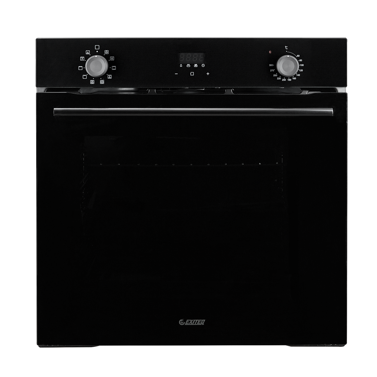 Изображение товара Встраиваемый духовой шкаф Exiteq EXO-113 Black 59.4x59.4x54.3 см цвет черный