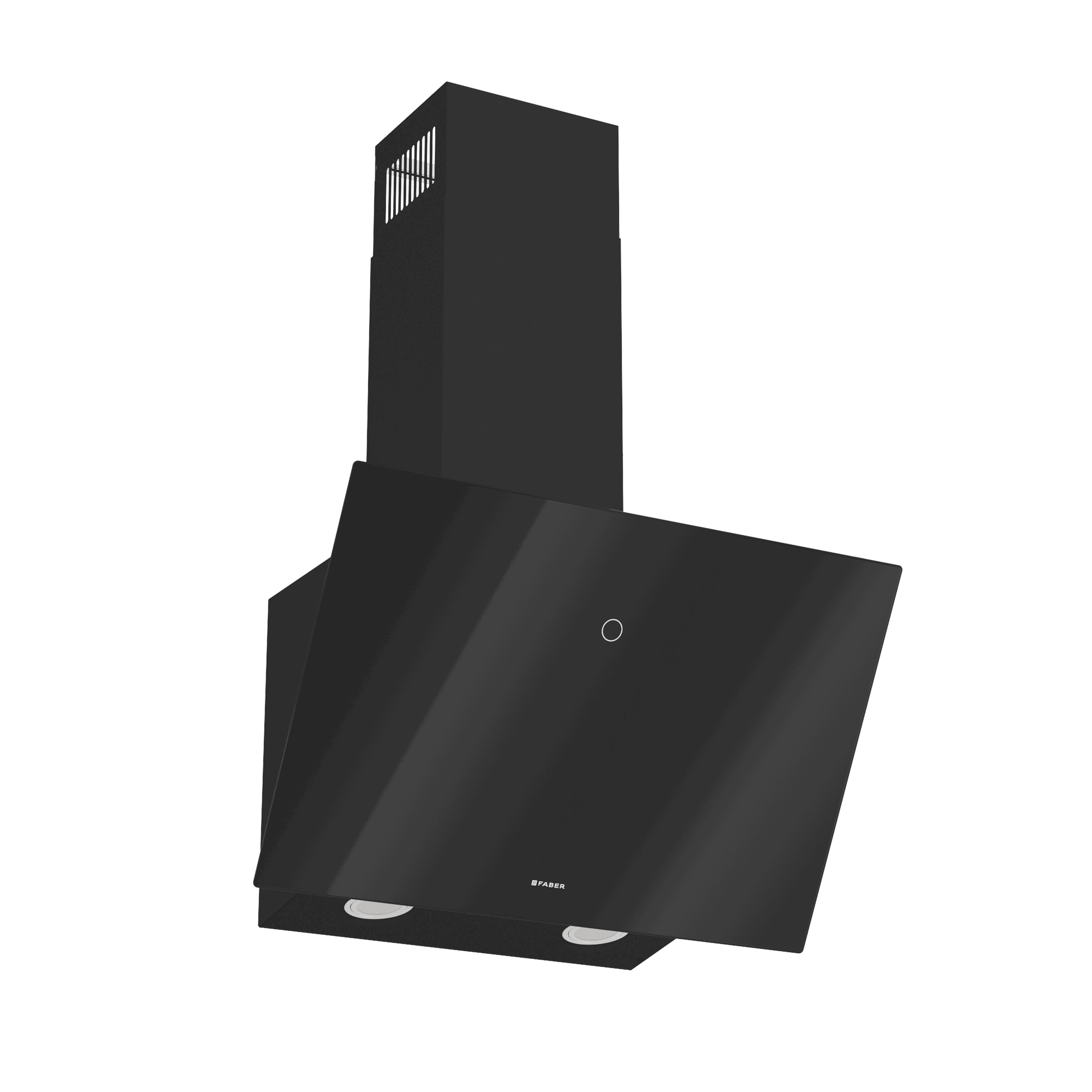 Изображение товара Наклонная вытяжка Faber faber vela bk 60 59.5 см цвет черный