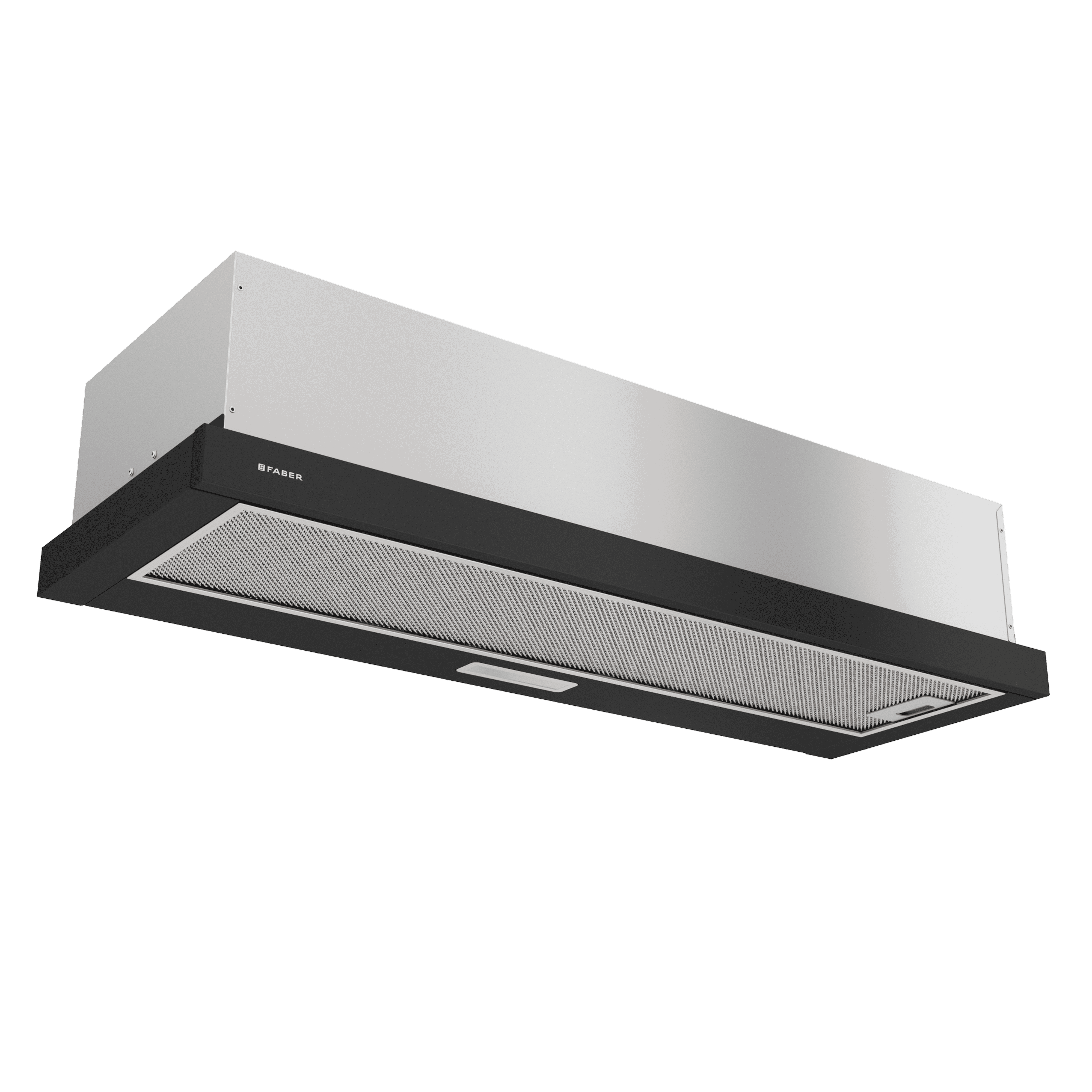 Изображение товара Телескопическая вытяжка Faber faber ampira bk 90 89.5 см цвет серый / серебристый