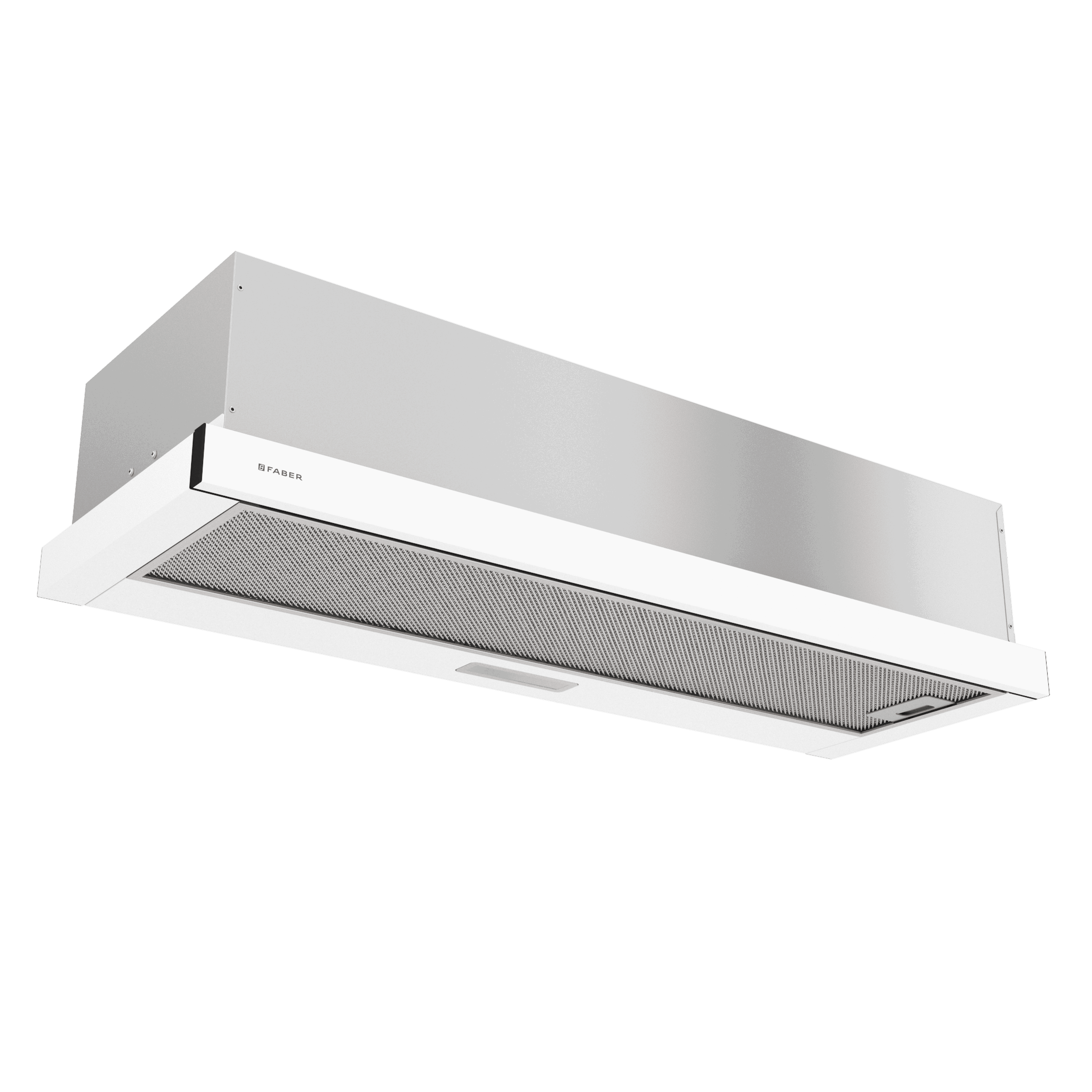 Изображение товара Телескопическая вытяжка Faber faber ampira wh 90 89.5 см цвет серый / серебристый