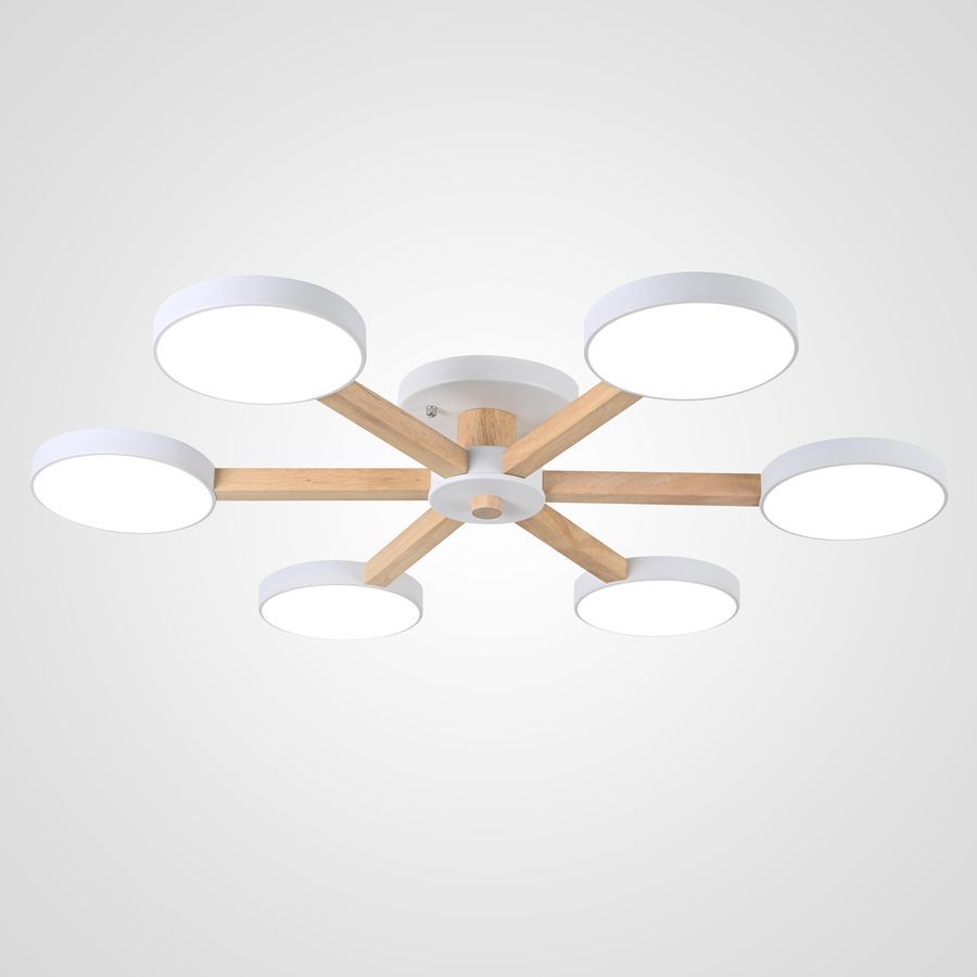 Изображение товара Люстра подвесная светодиодная Imperiumloft Turna White 22 м² нейтральный белый свет цвет белый