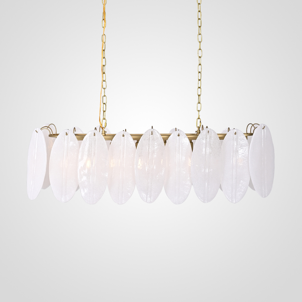 Изображение товара Люстра на штанге светодиодная Imperiumloft Angel Style Italian Murano Glass 24 м² нейтральный белый свет цвет белый