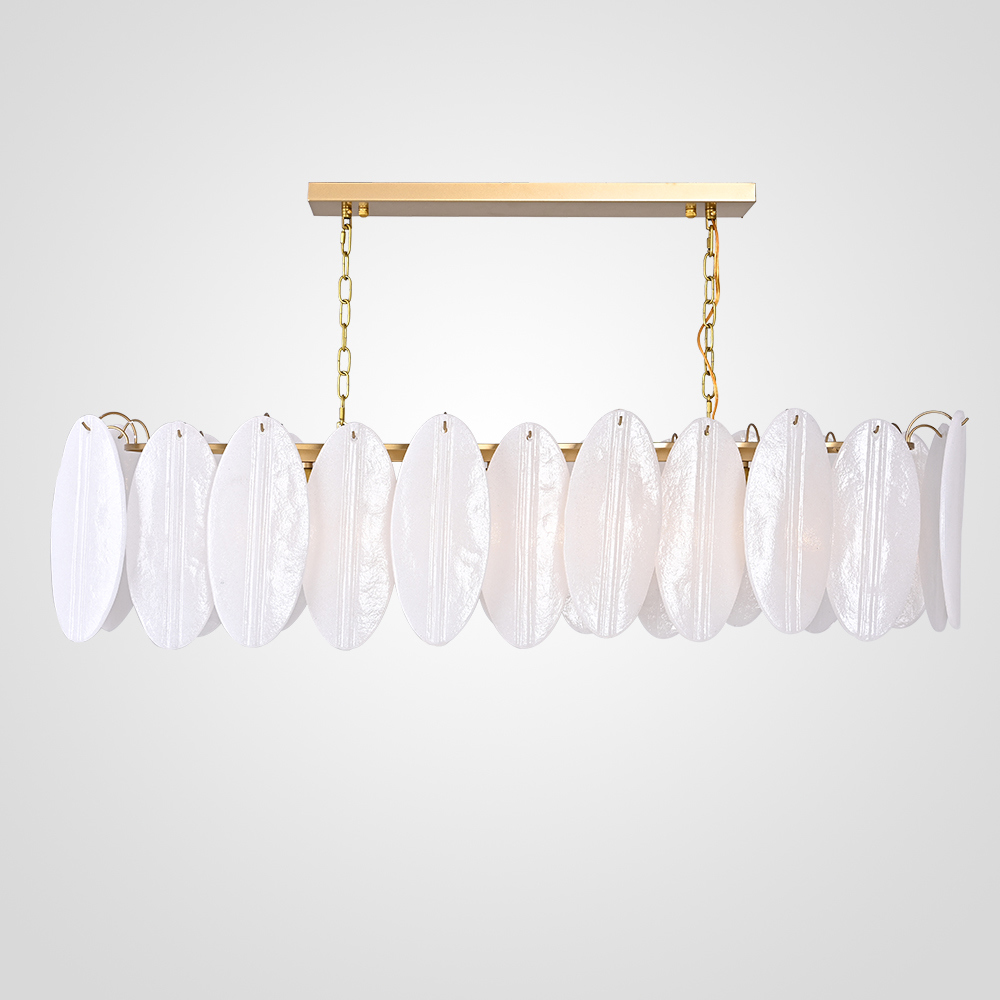 Изображение товара Люстра на штанге светодиодная Imperiumloft Angel Style Italian Murano Glass 32 м² нейтральный белый свет цвет белый