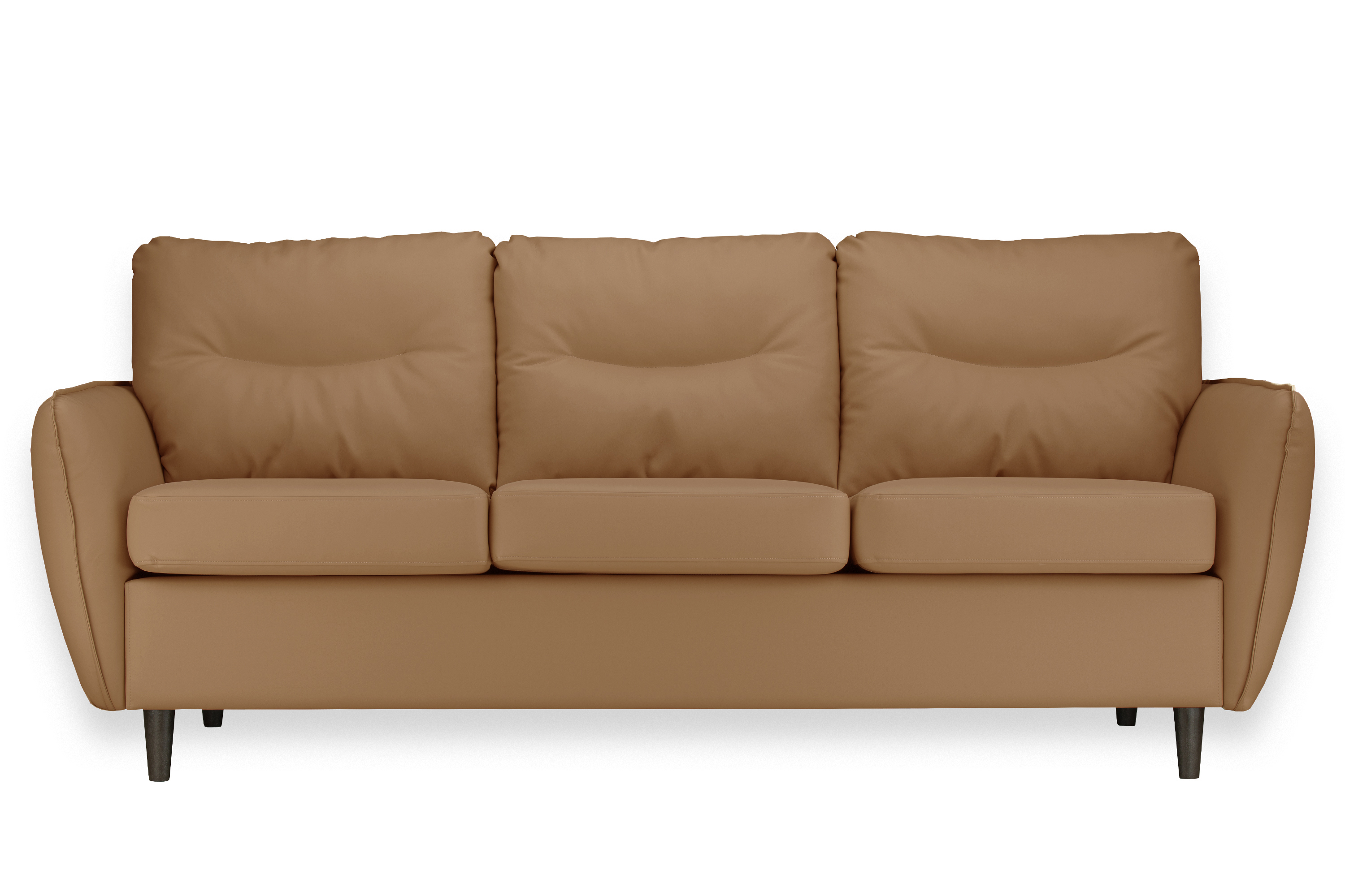 Изображение товара Диван прямой Ramart design Монца 203x86x86 см искусственная кожа цвет оранжевый