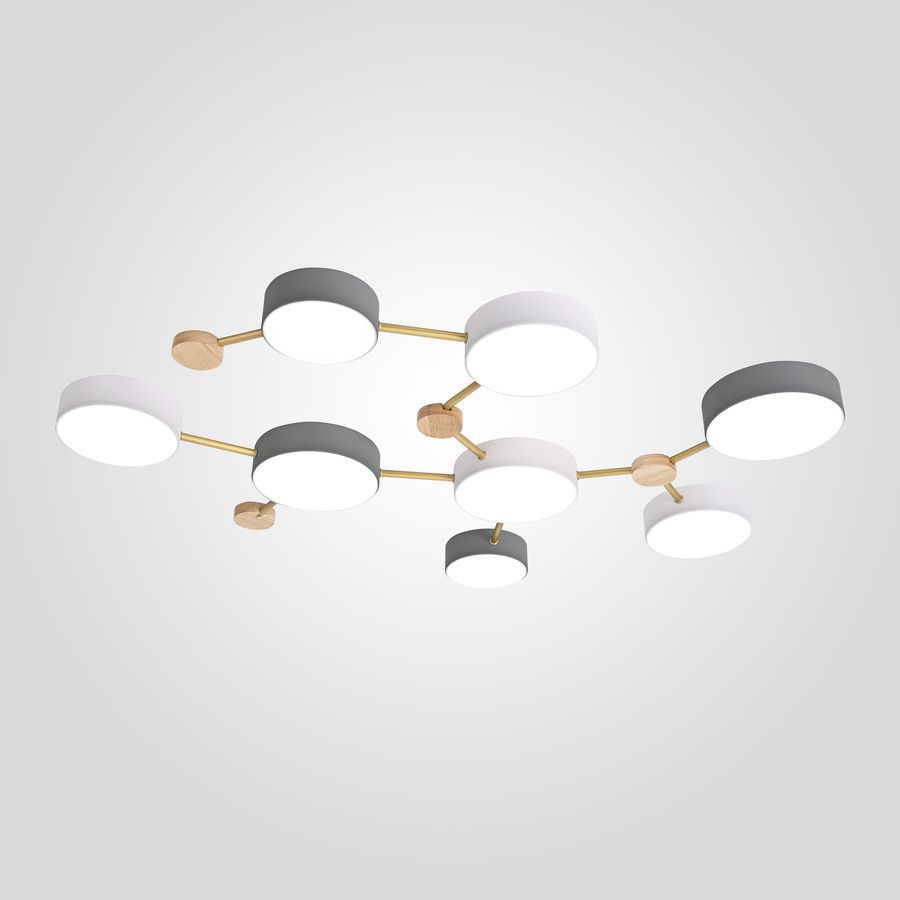 Изображение товара Светильник потолочный светодиодный Imperiumloft Solen 20 м² нейтральный белый свет цвет коричневый