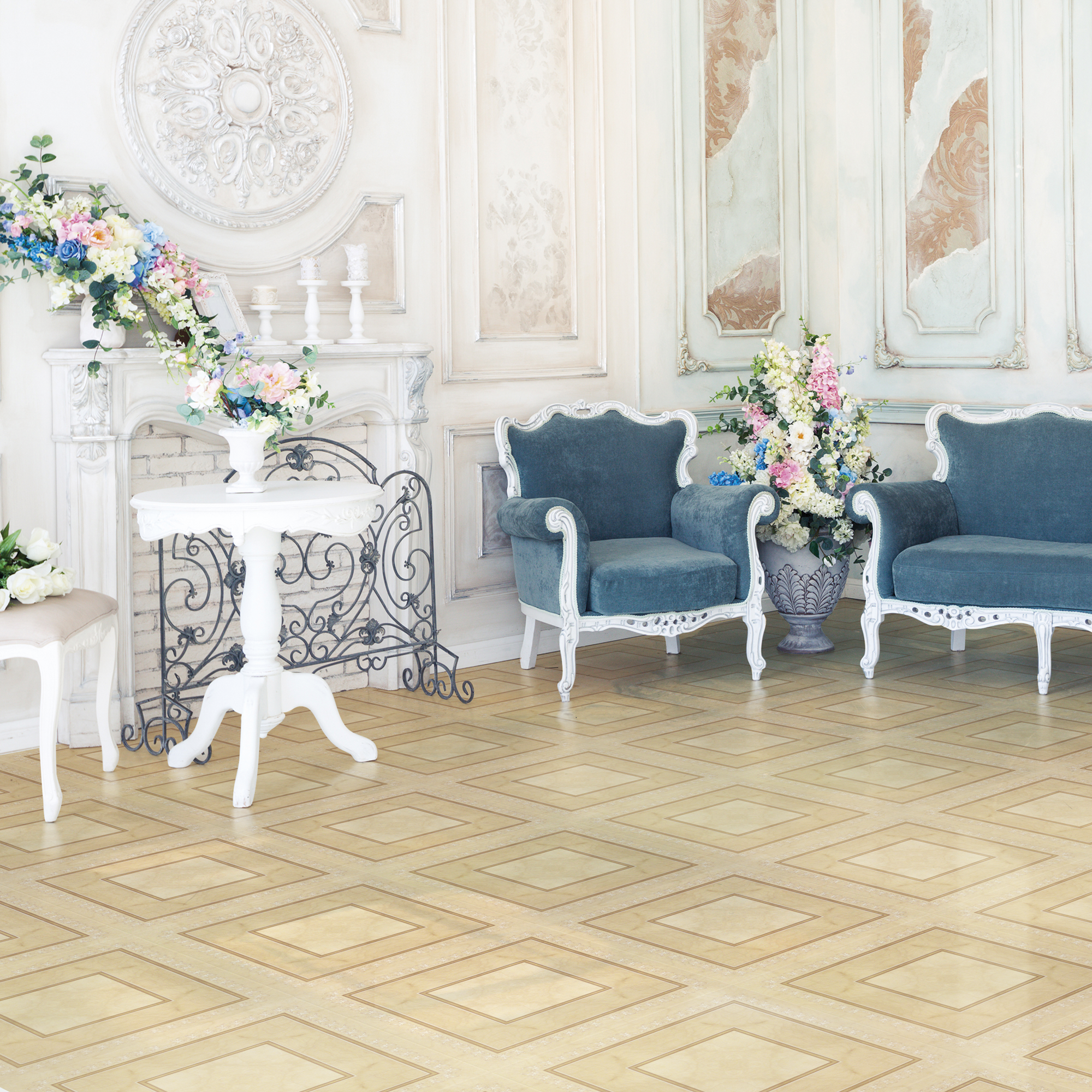 Изображение товара Ламинат Basanta Palace T-109 Бахия 33 класс толщина 10 мм 2 фаски 2.95 м², цена за упаковку Изображение товара Ламинат Basanta Palace T-109 Бахия 33 класс толщина 10 мм 2 фаски 2.95 м², цена за упаковку