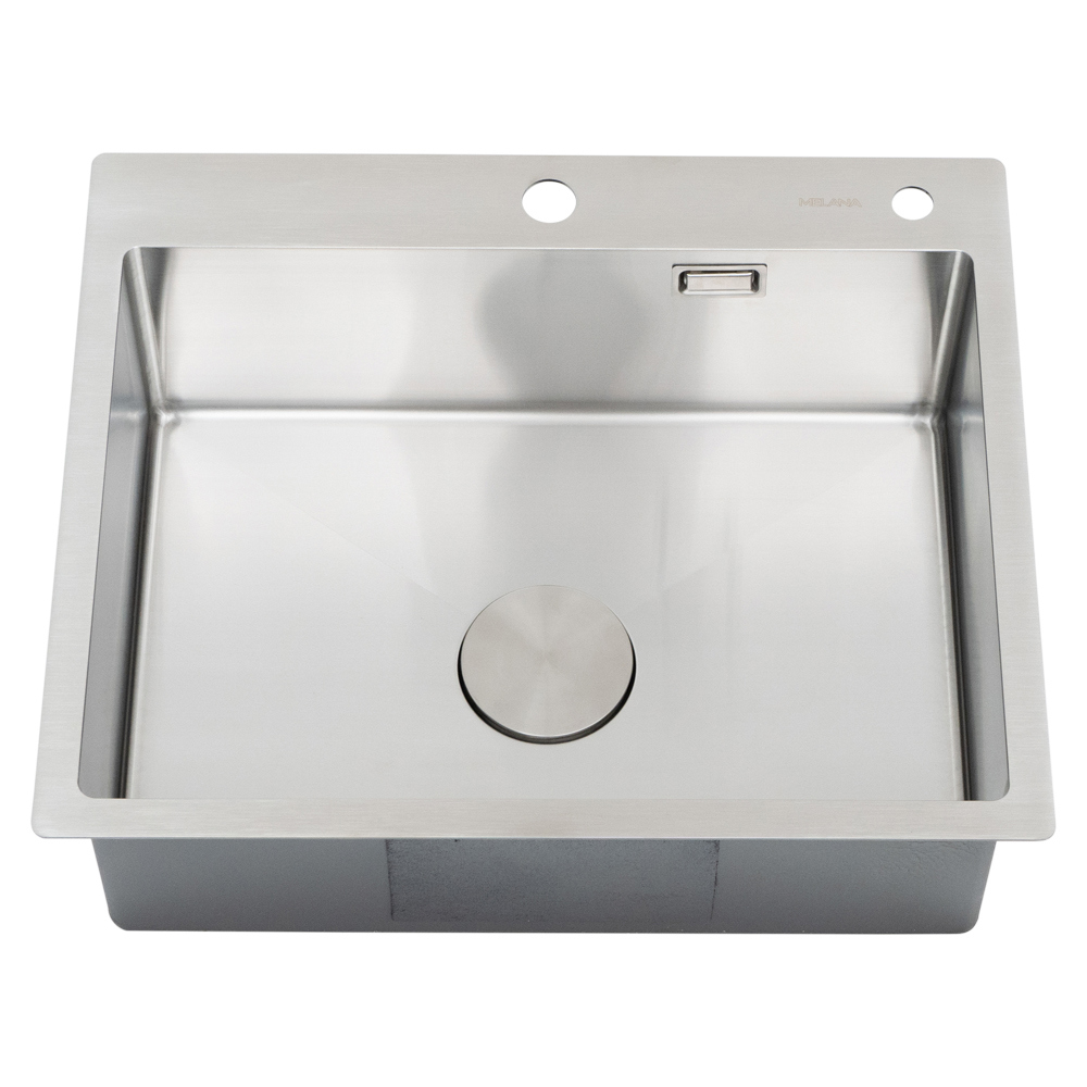 Изображение товара Мойка кухонная накладная с дозатором Melana R6050HK ProfLine 60x50 см