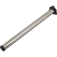 Изображение товара Ножка для мебели круглая ⌀50 мм высота 820 мм никель Изображение товара Ножка для мебели круглая ⌀50 мм высота 820 мм никель