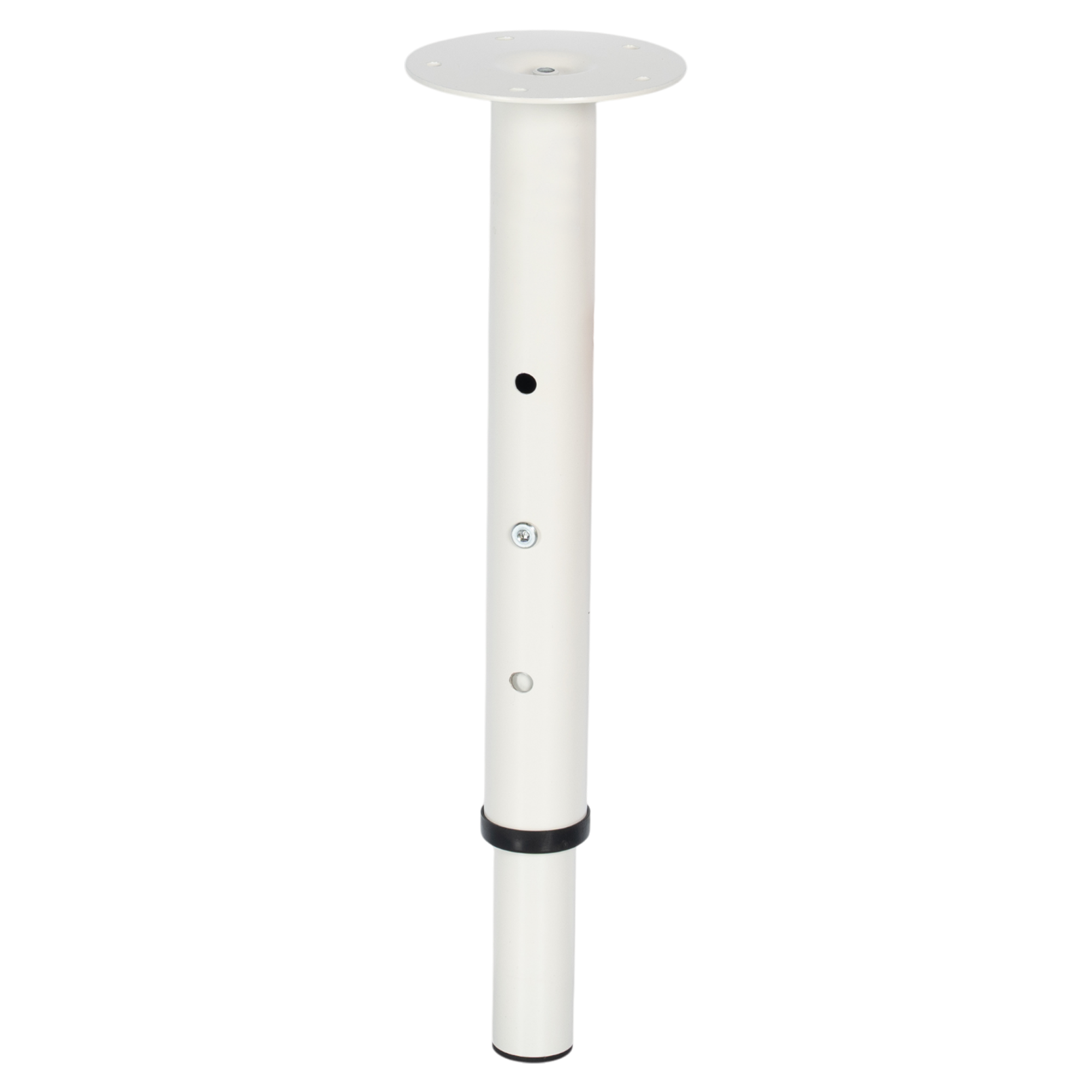 Изображение товара Ножка для мебели круглая ⌀40 мм высота 340-460 мм белая