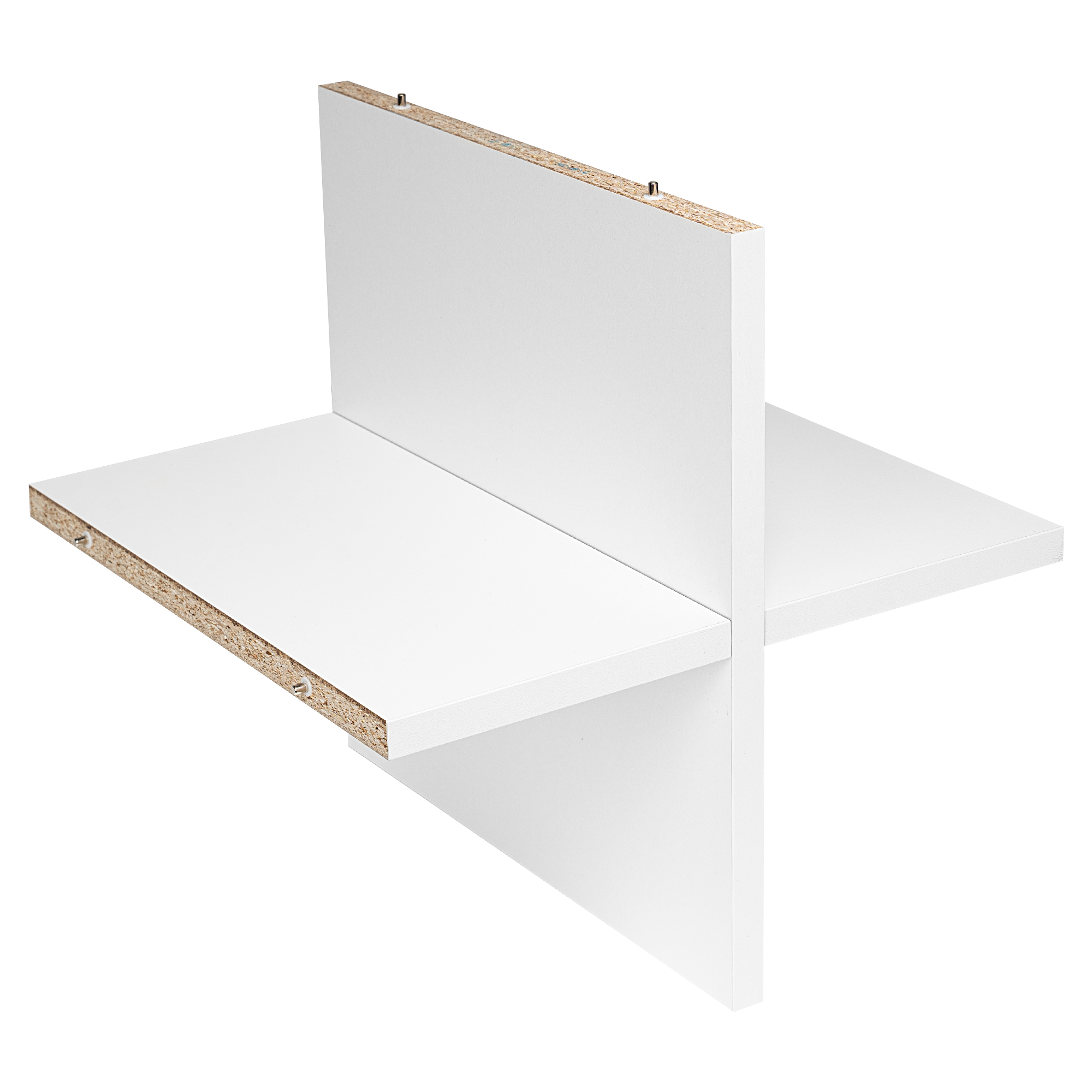 Изображение товара Вставка крестовая для стеллажа KONSENSA Руан 32.7x31.5 см ЛДСП цвет белый