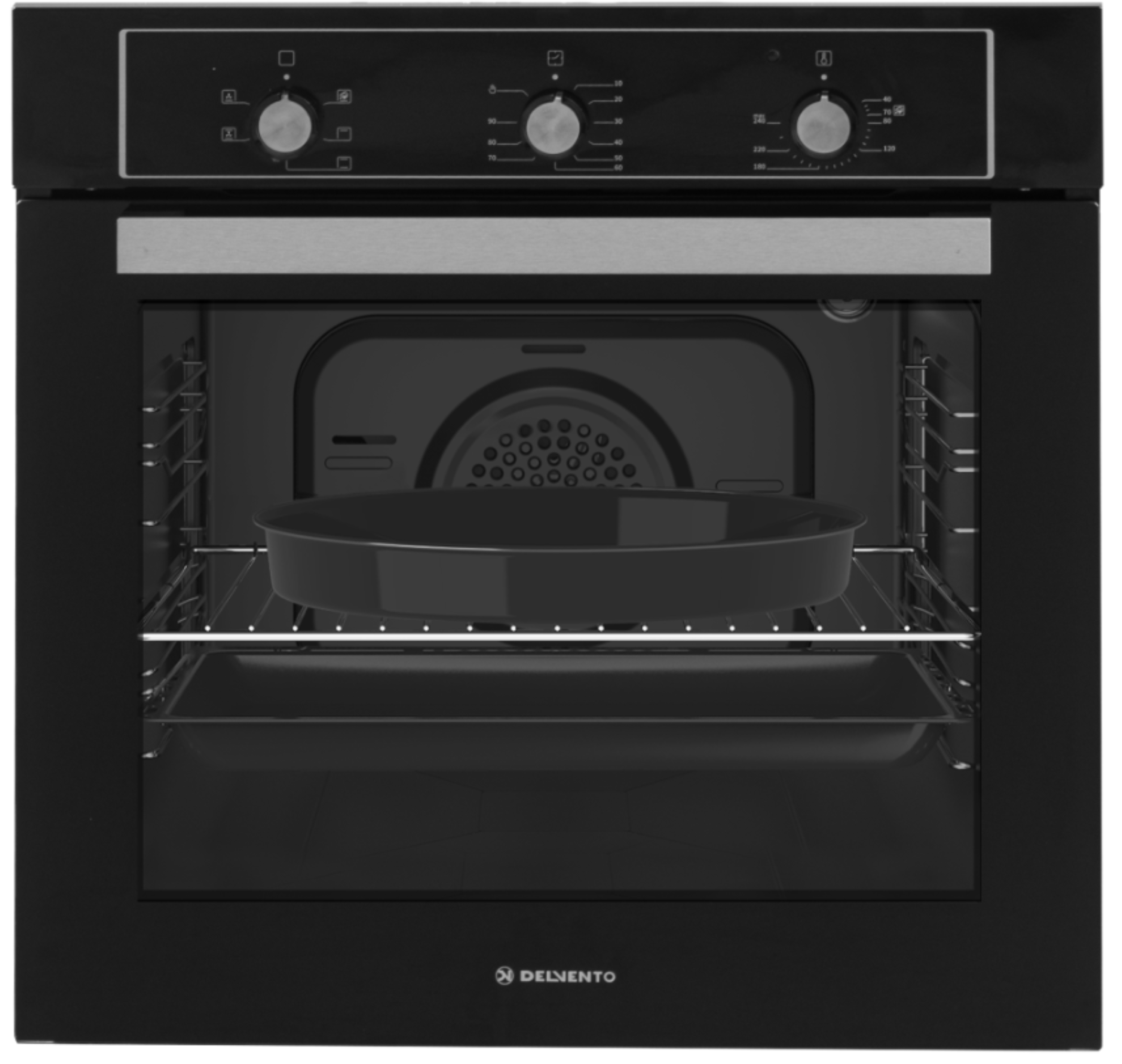 Изображение товара Встраиваемый духовой шкаф Delvento V6EB16088 60x59.5x56.6 см цвет черный Изображение товара Встраиваемый духовой шкаф Delvento V6EB16088 60x59.5x56.6 см цвет черный