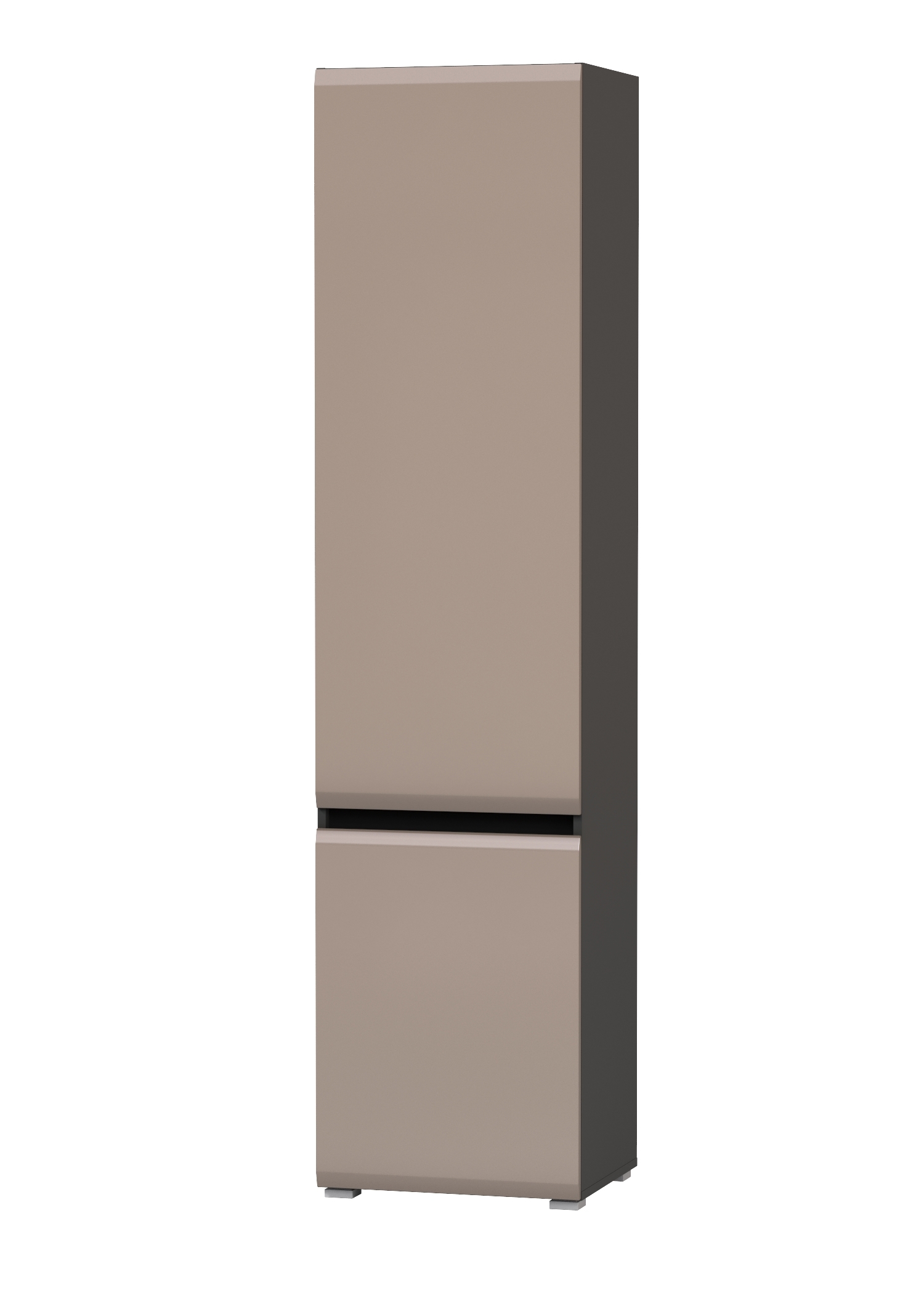 Изображение товара Шкаф распашной Mobi Сидней 13.200 с 2 дверями 50x205.2x41.3 см ЛДСП цвет антрацит/веллюто капучино