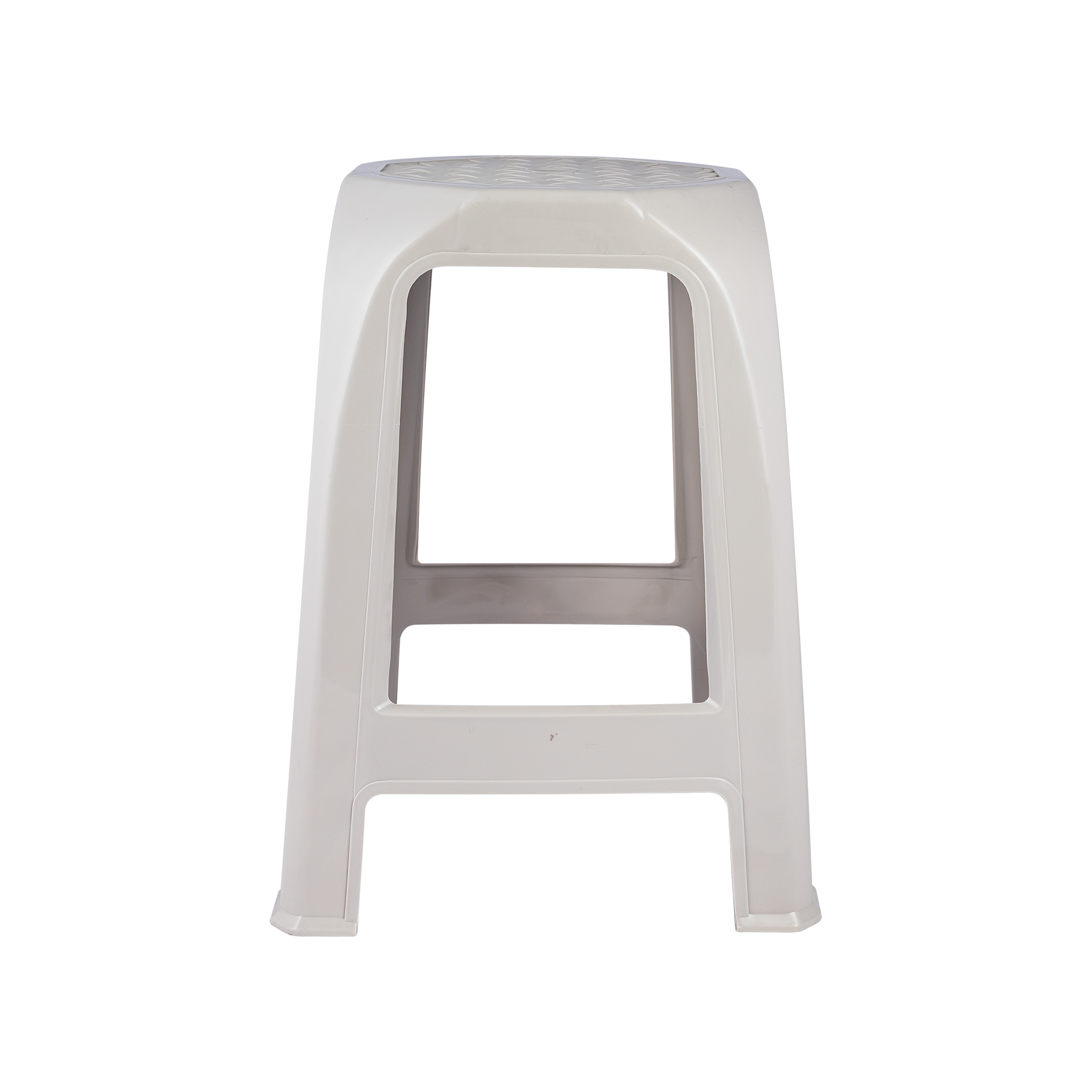 Изображение товара Табурет садовый 36x36x46 см пластик белый