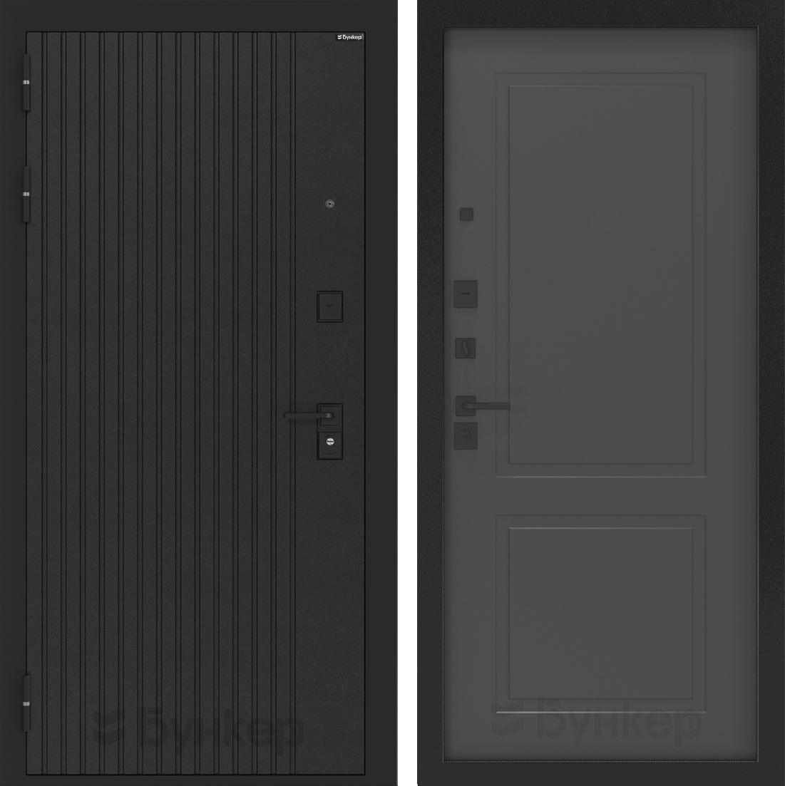 Изображение товара Бункер BN-06 с панелью ФЛ-609 — левый, кварцевый черный, 92x199 см Изображение товара Бункер BN-06 с панелью ФЛ-609 — левый, кварцевый черный, 92x199 см