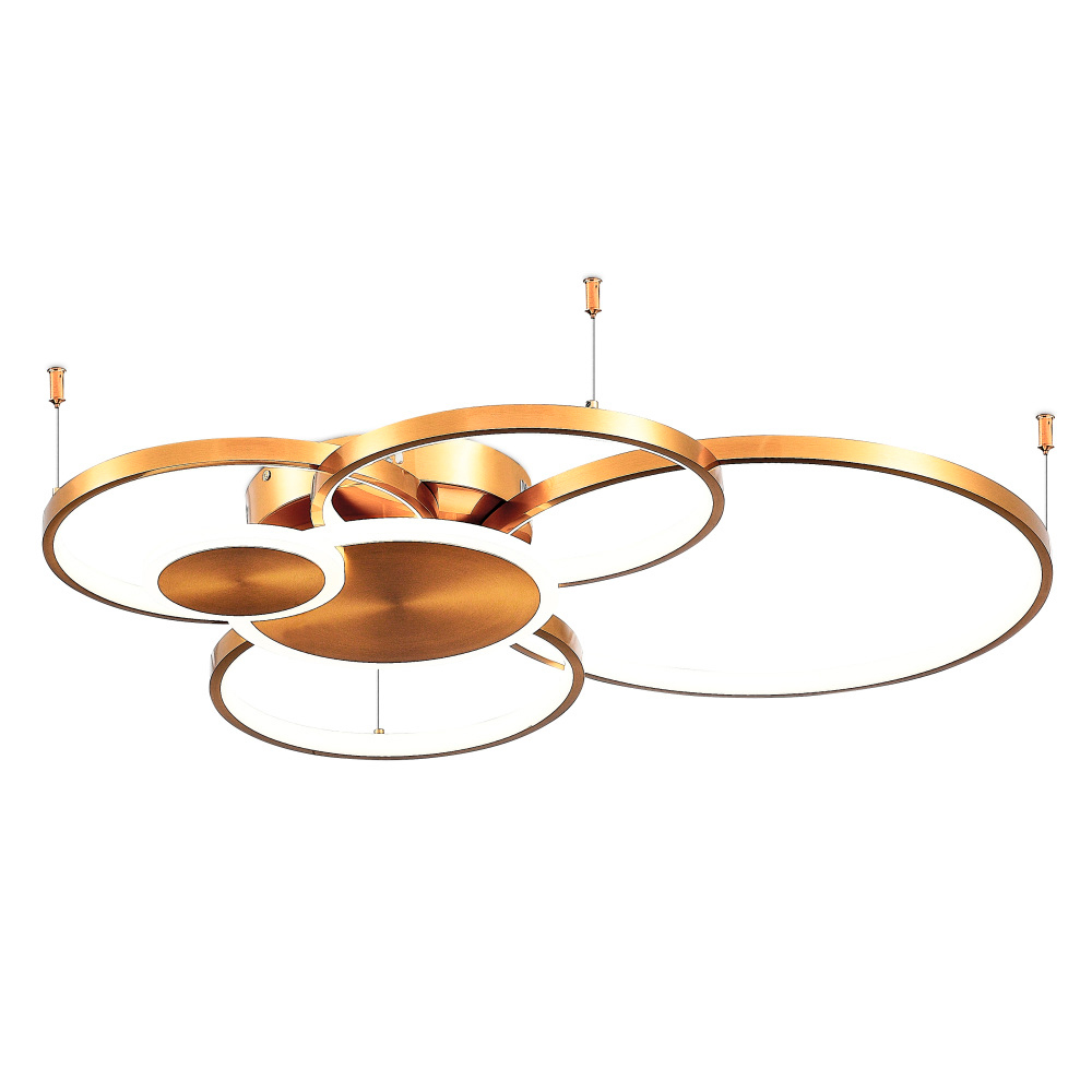 Изображение товара Люстра потолочная светодиодная Myfar Mr1171-Cl 14 м² теплый белый свет цвет белый