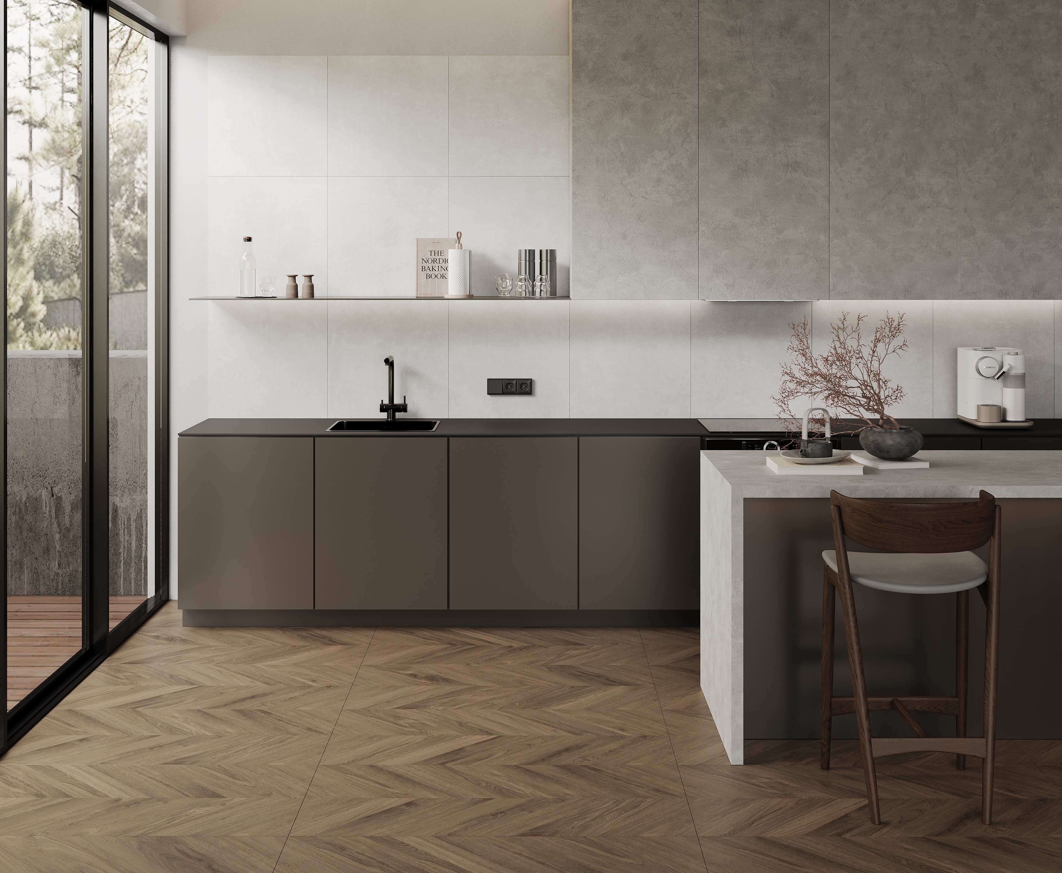Изображение товара Керамогранит Laparet Wood Latina Brown Chevron х9999311157 60x120 см цвет коричневый Изображение товара Керамогранит Laparet Wood Latina Brown Chevron х9999311157 60x120 см цвет коричневый