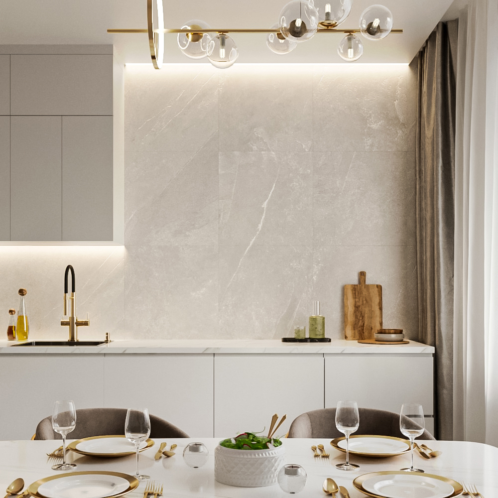 Изображение товара CULTO 60x60 керамогранит арктик белый камень матовый 60x60