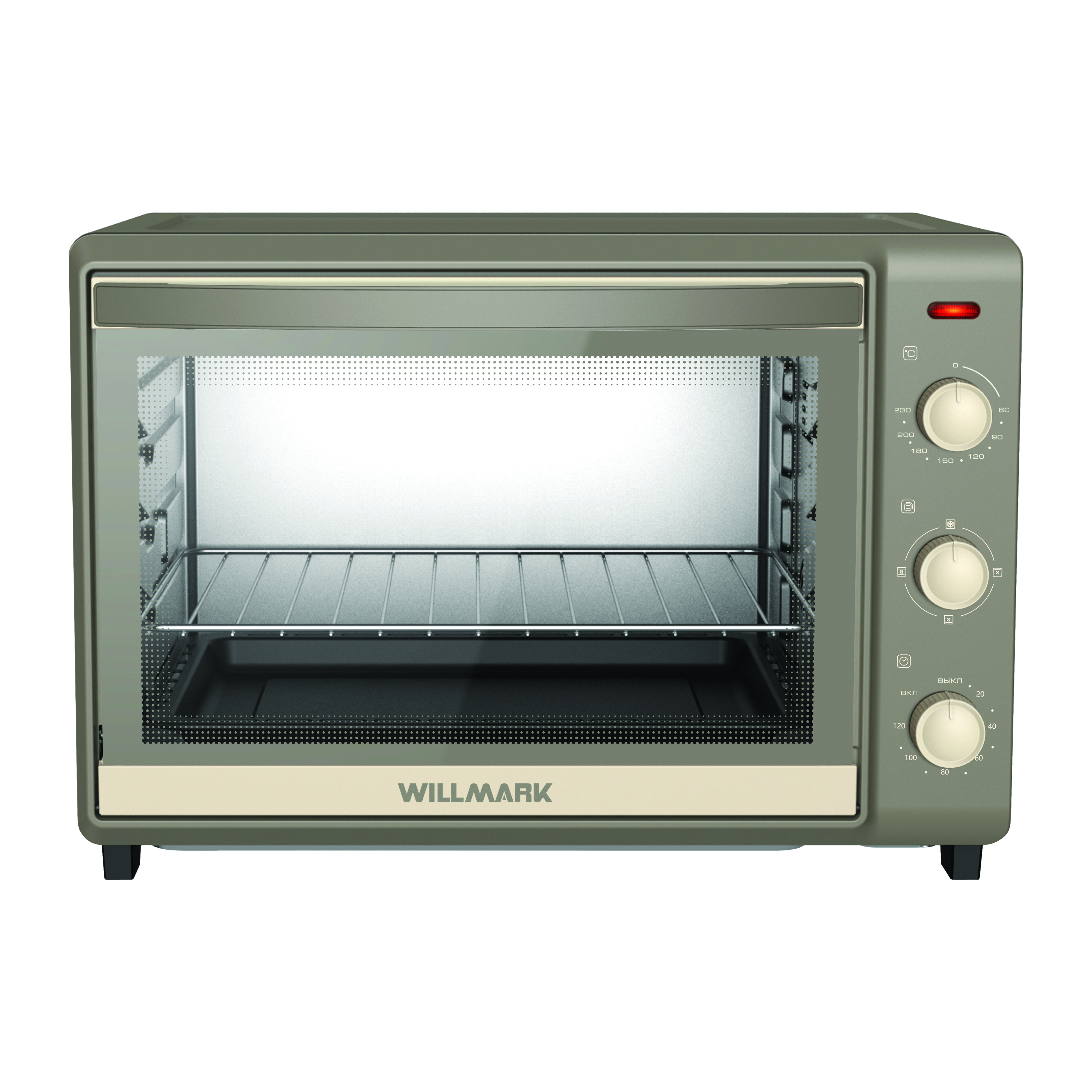 Изображение товара Электропечь 1800 Вт Willmark 42x41.7x50 см цвет кремовый Изображение товара Электропечь 1800 Вт Willmark 42x41.7x50 см цвет кремовый