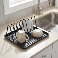 Изображение товара Сушилка для посуды Delinia 36x13.6x29 см металлическая черная