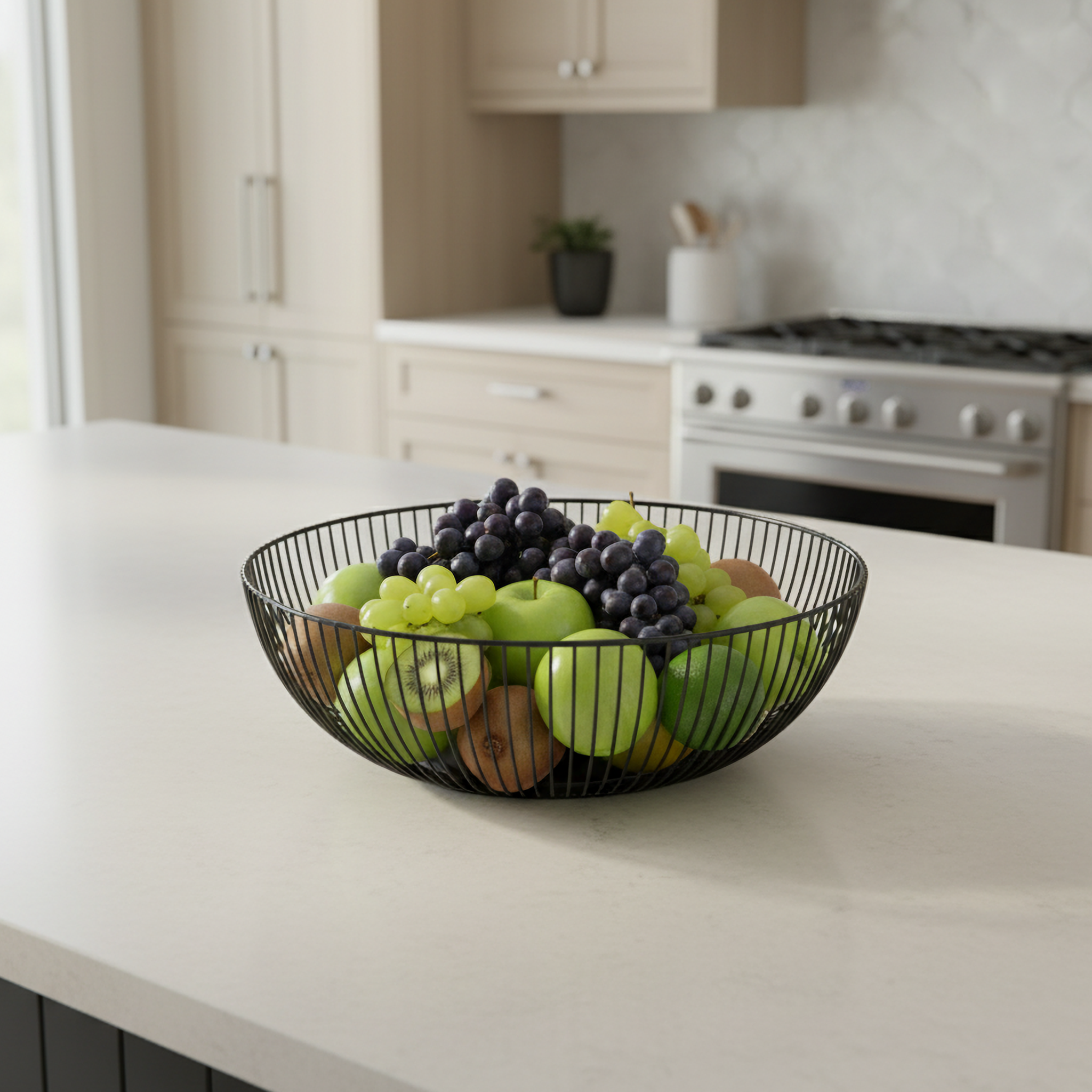 Изображение товара Корзина для фруктов Vidage VK 27-15/8 27.5 см металл черный для хранения фруктов Изображение товара Корзина для фруктов Vidage VK 27-15/8 27.5 см металл черный для хранения фруктов