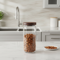 Изображение товара Банка для сыпучих продуктов Vidage 1 л стекло прозрачная бамбуковая крышка Изображение товара Банка для сыпучих продуктов Vidage 1 л стекло прозрачная бамбуковая крышка