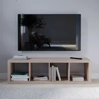 Изображение товара Стеллаж Konsensa Руан 4 секции 40.4x143.7 см ЛДСП цвет дуб Изображение товара Стеллаж Konsensa Руан 4 секции 40.4x143.7 см ЛДСП цвет дуб