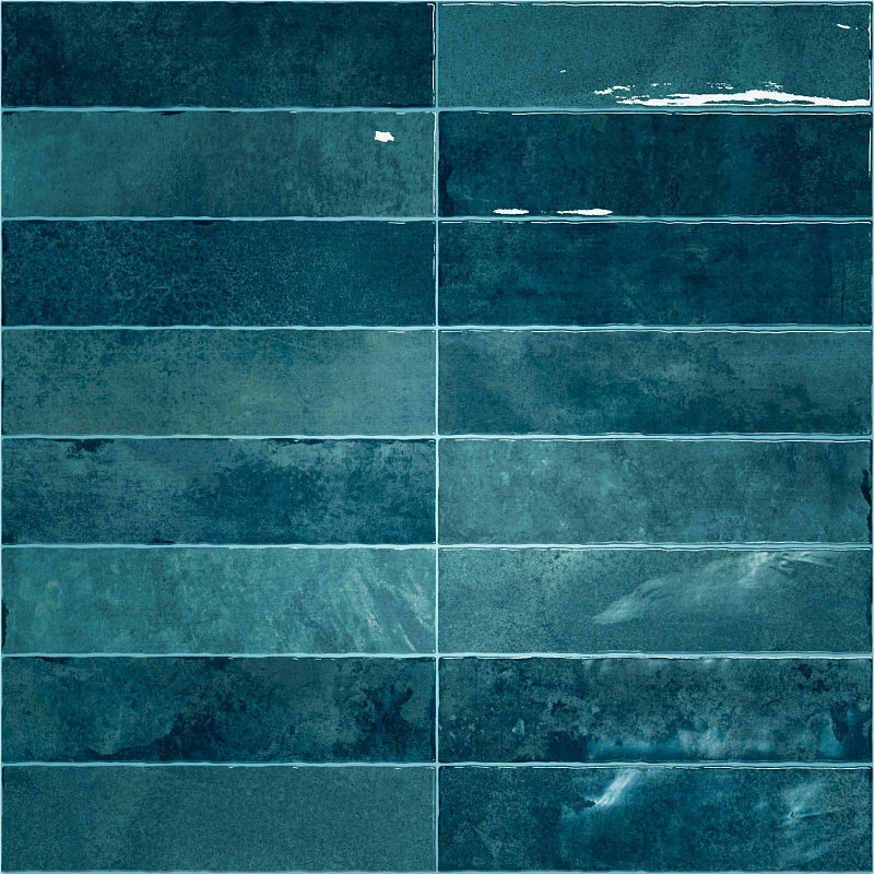 Изображение товара Настенная плитка Vilar Albaro Nairobi blue 7.5x30 см цвет blue