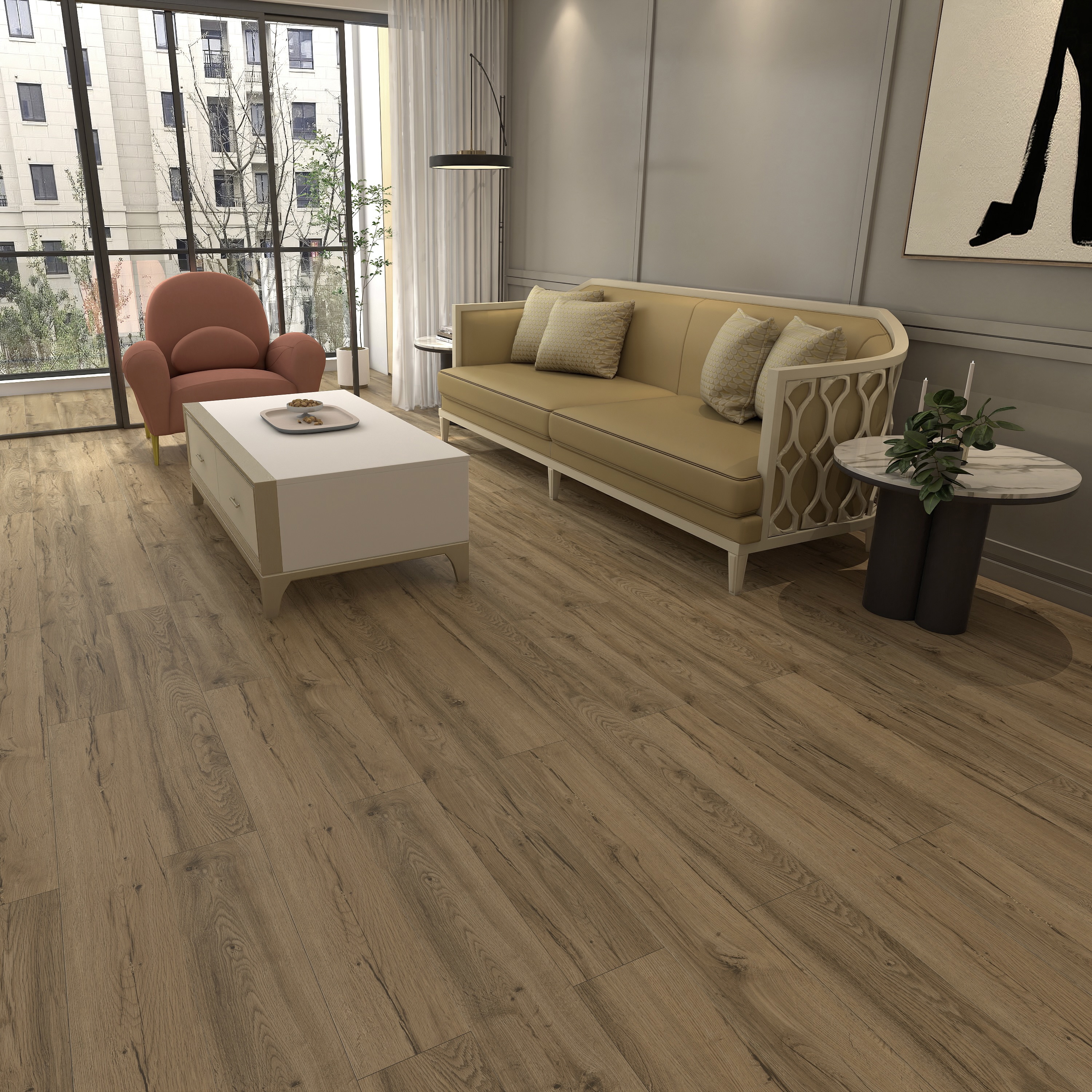 Изображение товара SPC плитка Icon Дуб Валентино/Oak Valentino 43 класс толщина 4 мм 2.16 м², цена за упаковку Изображение товара SPC плитка Icon Дуб Валентино/Oak Valentino 43 класс толщина 4 мм 2.16 м², цена за упаковку