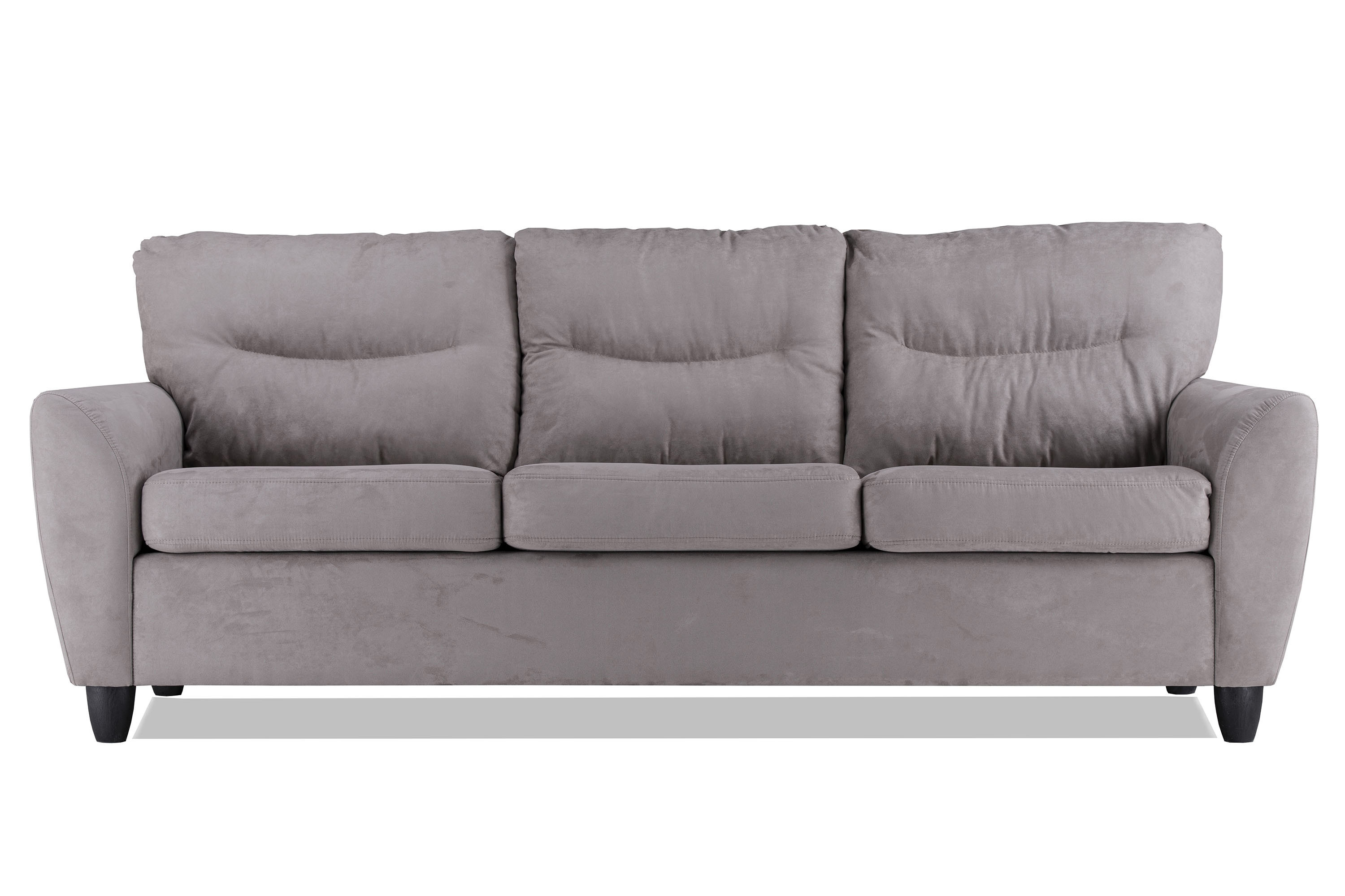 Изображение товара Диван Ramart design Наполи 80404101 205x80x80 см замша цвет коричневый