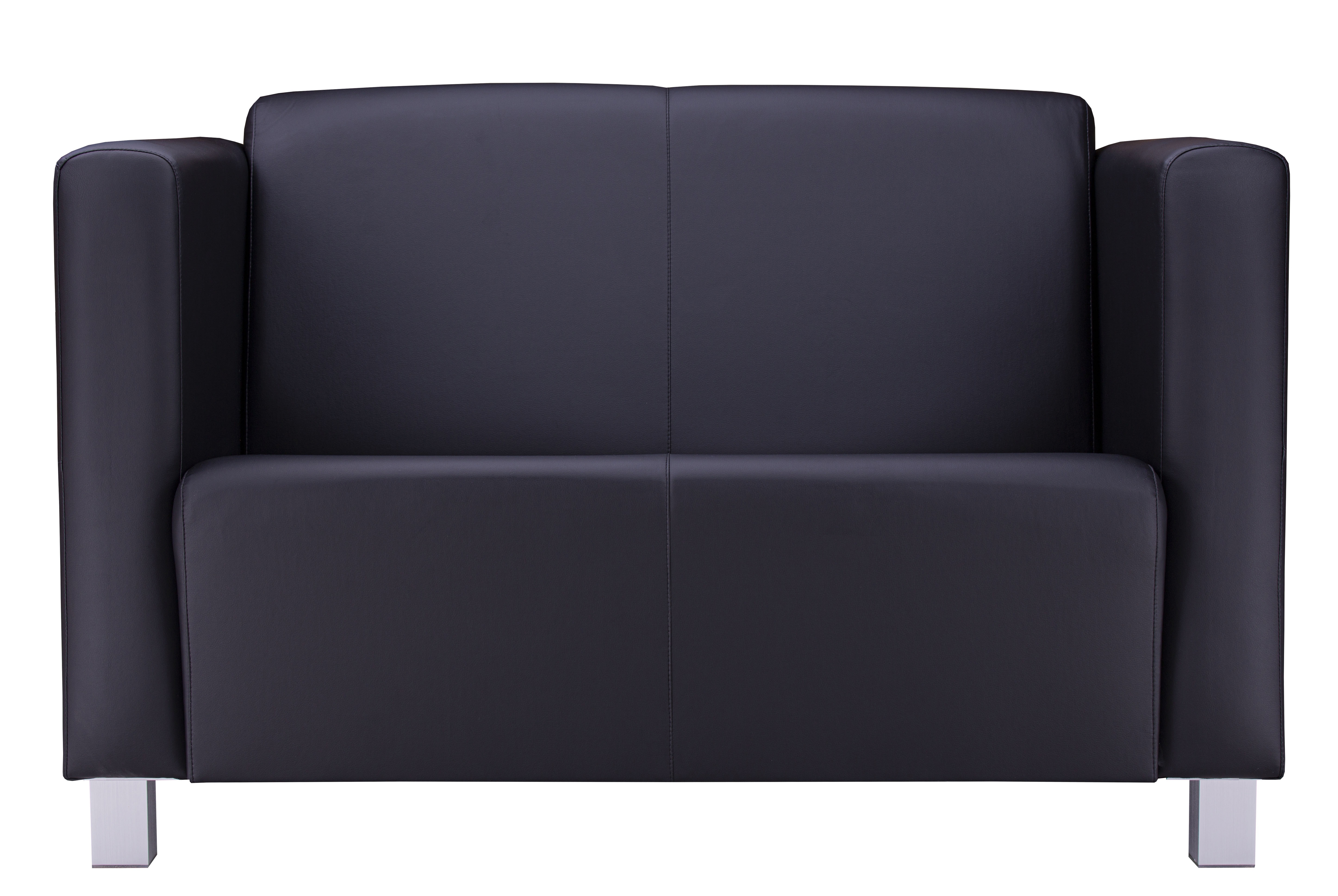 Изображение товара Диван Ramart design Милано 80404016 127x81x77 см искусственная кожа цвет черный Изображение товара Диван Ramart design Милано 80404016 127x81x77 см искусственная кожа цвет черный
