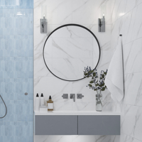 Изображение товара Настенная плитка Azori Mozart Calacatta 31.5x63 см 1.79 м² глянцевая цвет белый