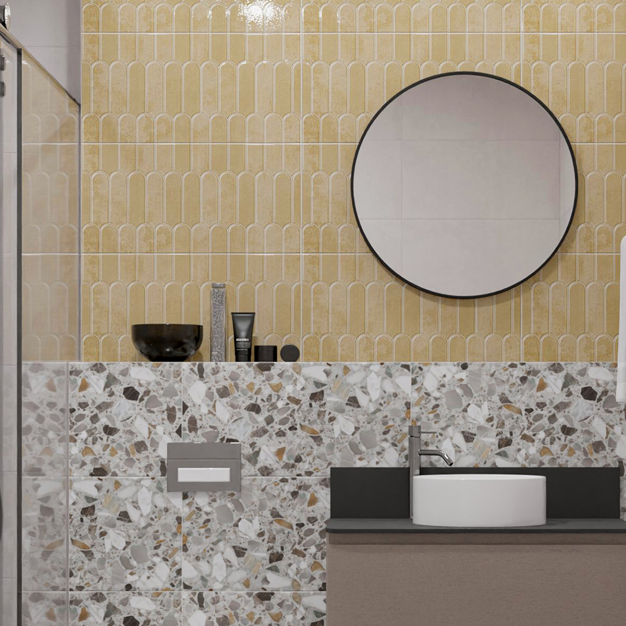 Изображение товара Настенная плитка AZORI Salieri Caramel 31.5x63 глянцевая