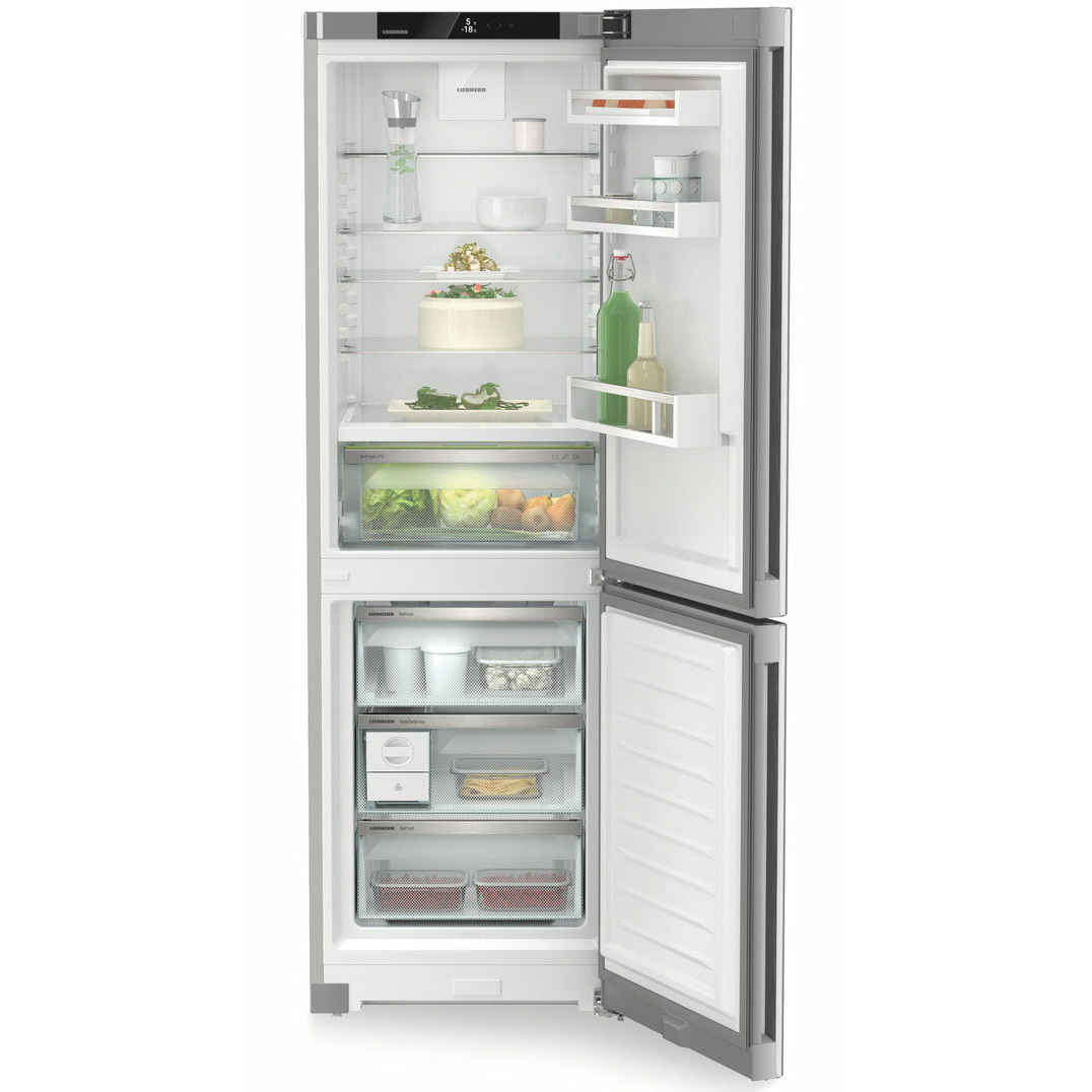 Изображение товара Холодильник Liebherr CBNsdc 522i - двухкамерный с NoFrost и BioFresh, серебристый Изображение товара Холодильник Liebherr CBNsdc 522i - двухкамерный с NoFrost и BioFresh, серебристый