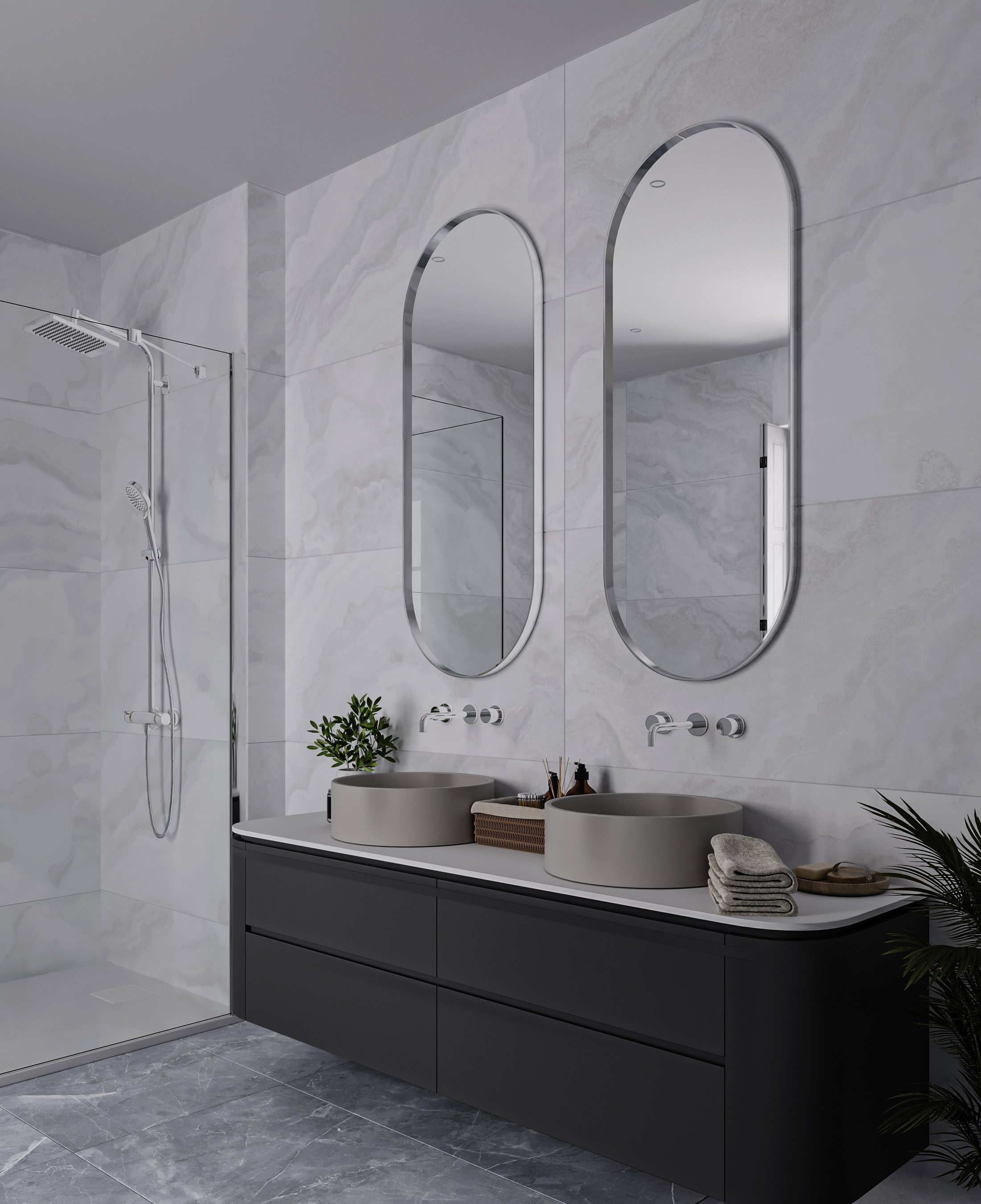 Изображение товара Керамогранит Incolor Almond Cream Satin 120x60 см 1.44 м² сатинированный цвет светло-серый