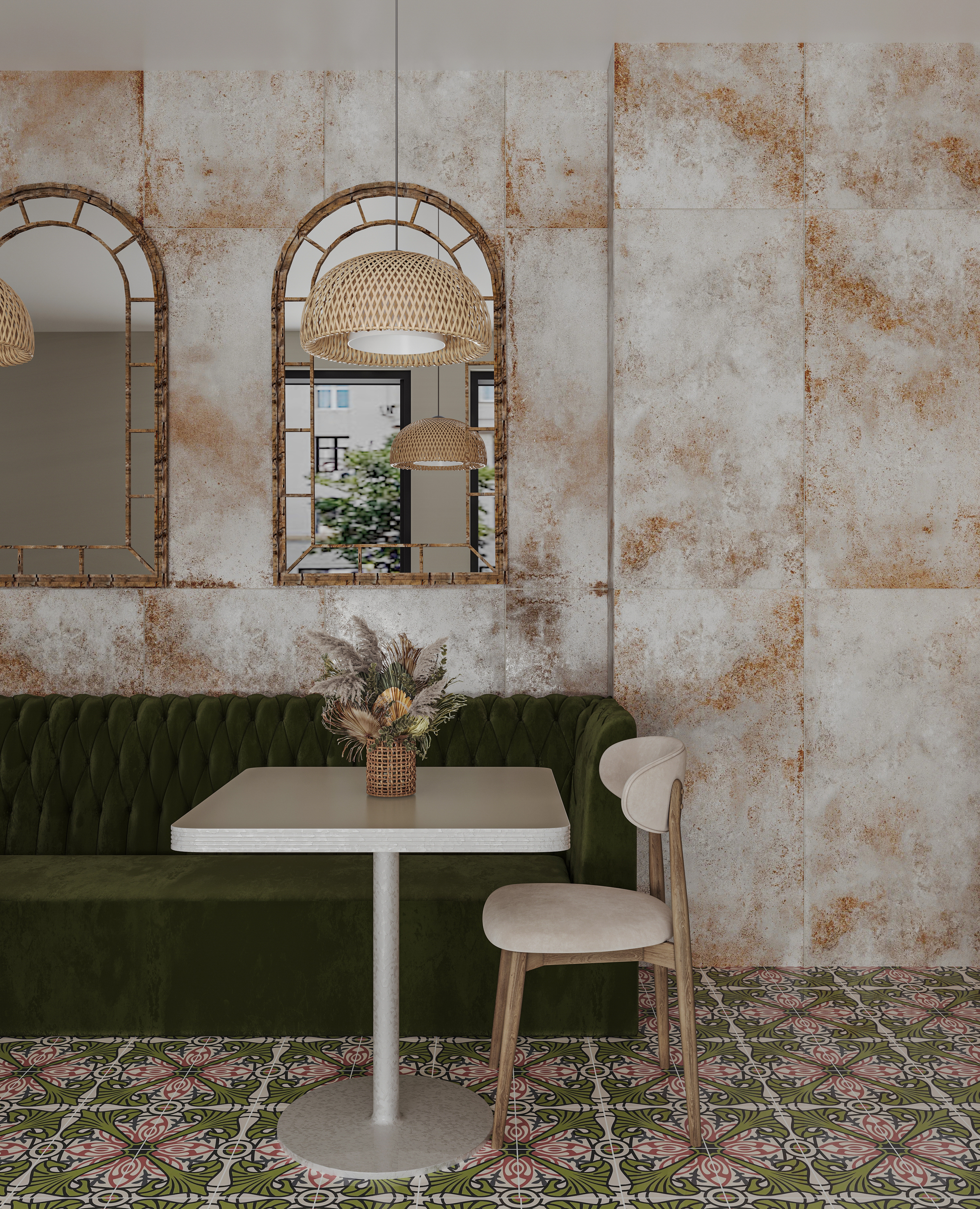 Изображение товара Керамогранит INCOLOR Titanium Bianco Matt 60x120 см — матовый металл-эффект