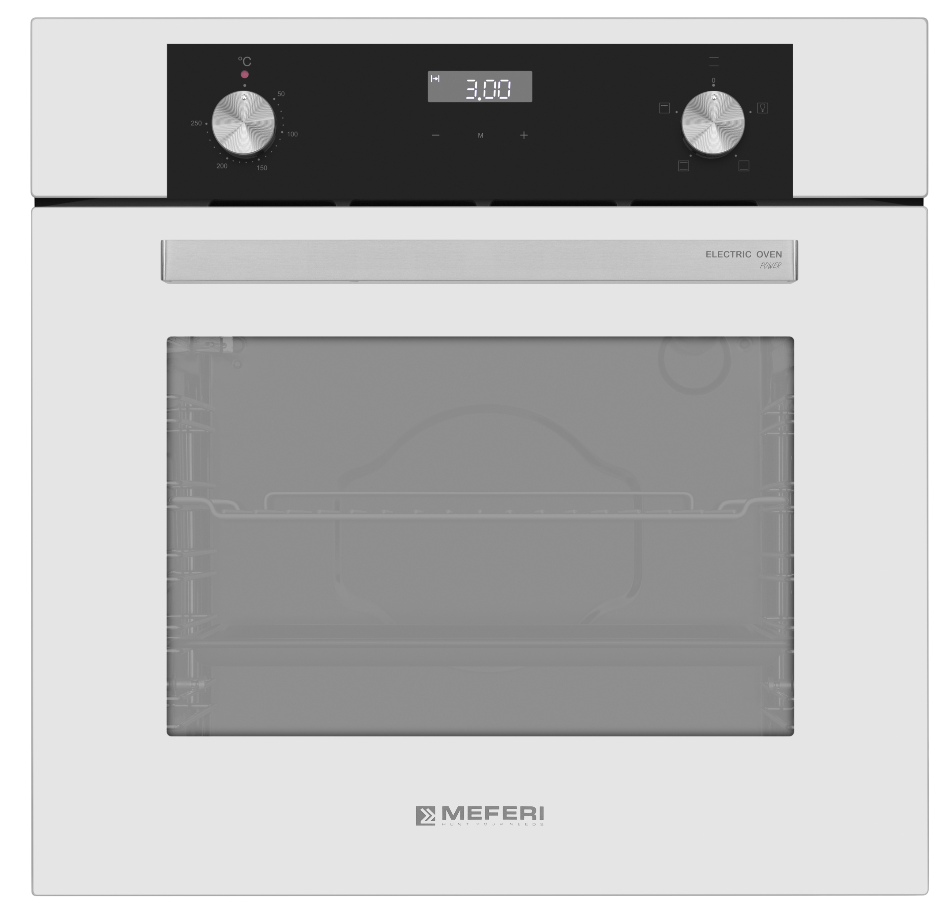 Изображение товара Электрический духовой шкаф Meferi MEO604WH POWER 60x60x57 см цвет белый